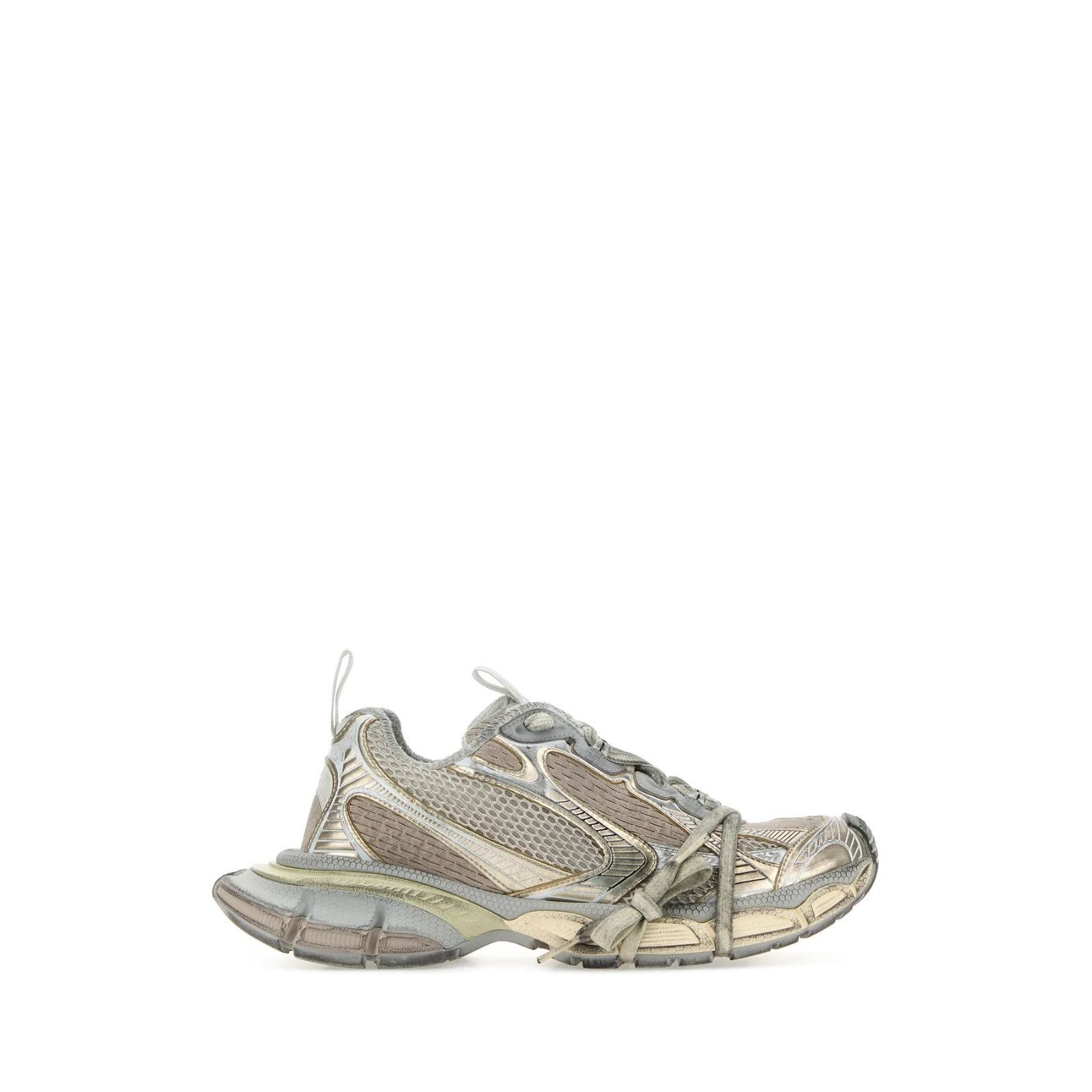 BALENCIAGA 3XL Multicolor Mesh And Rubber Sneakers New & Aut