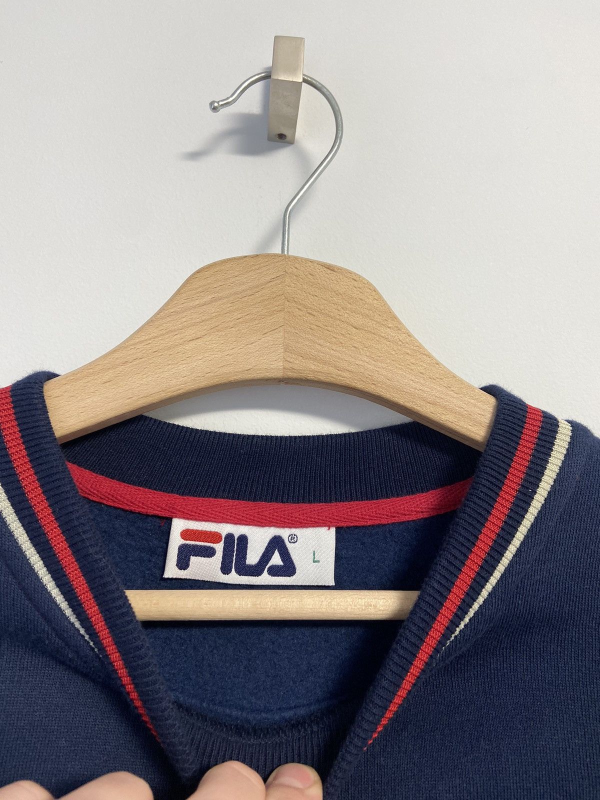 Fila Fila Vintage Sweatshirt 90’s Logo y2k style Size US L / EU 52-54 / 3 - 8 Thumbnail