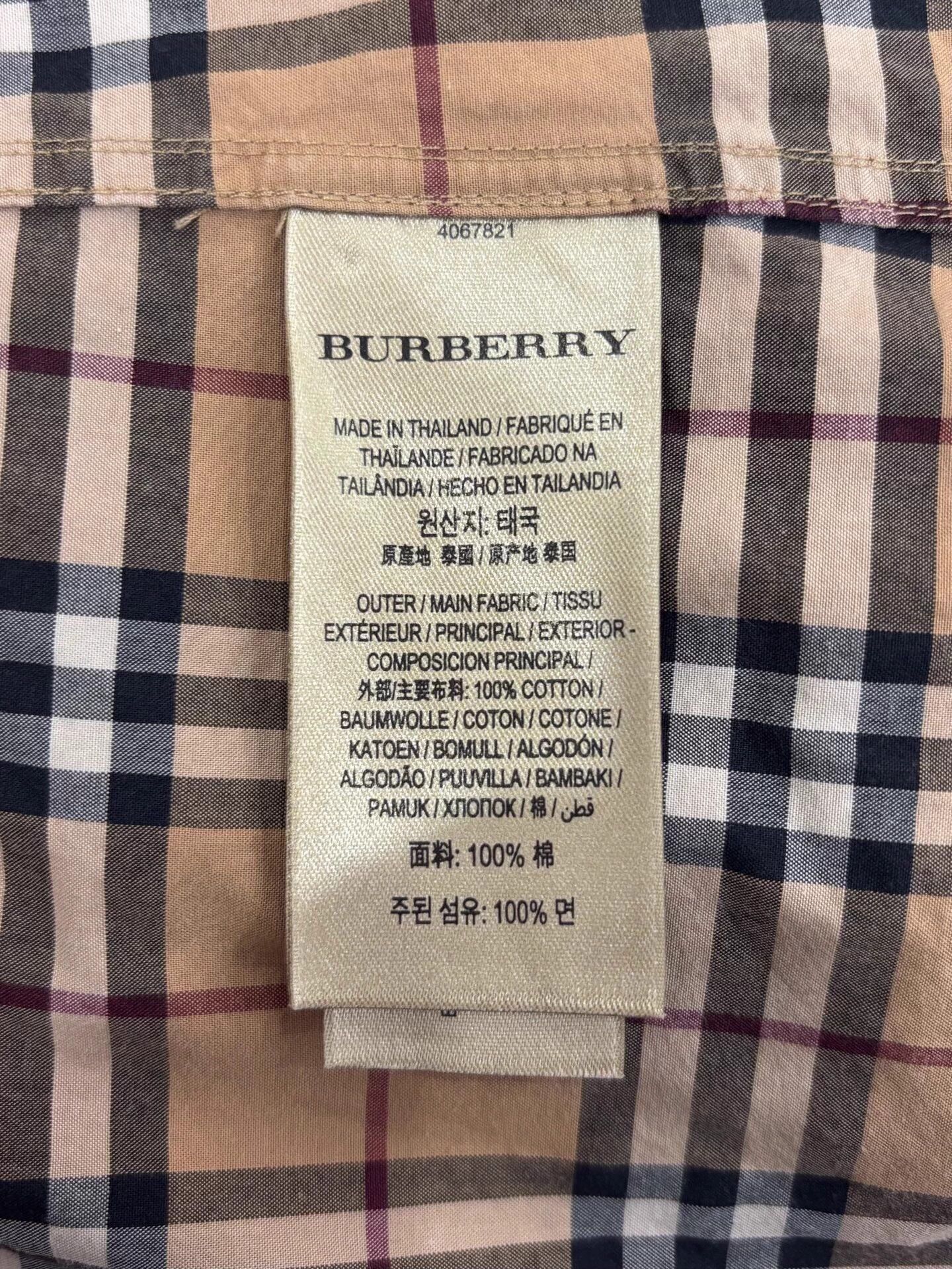 Burberry Burberry London men's brown check shirt jacket L Size US L / EU 52-54 / 3 - 9 Thumbnail