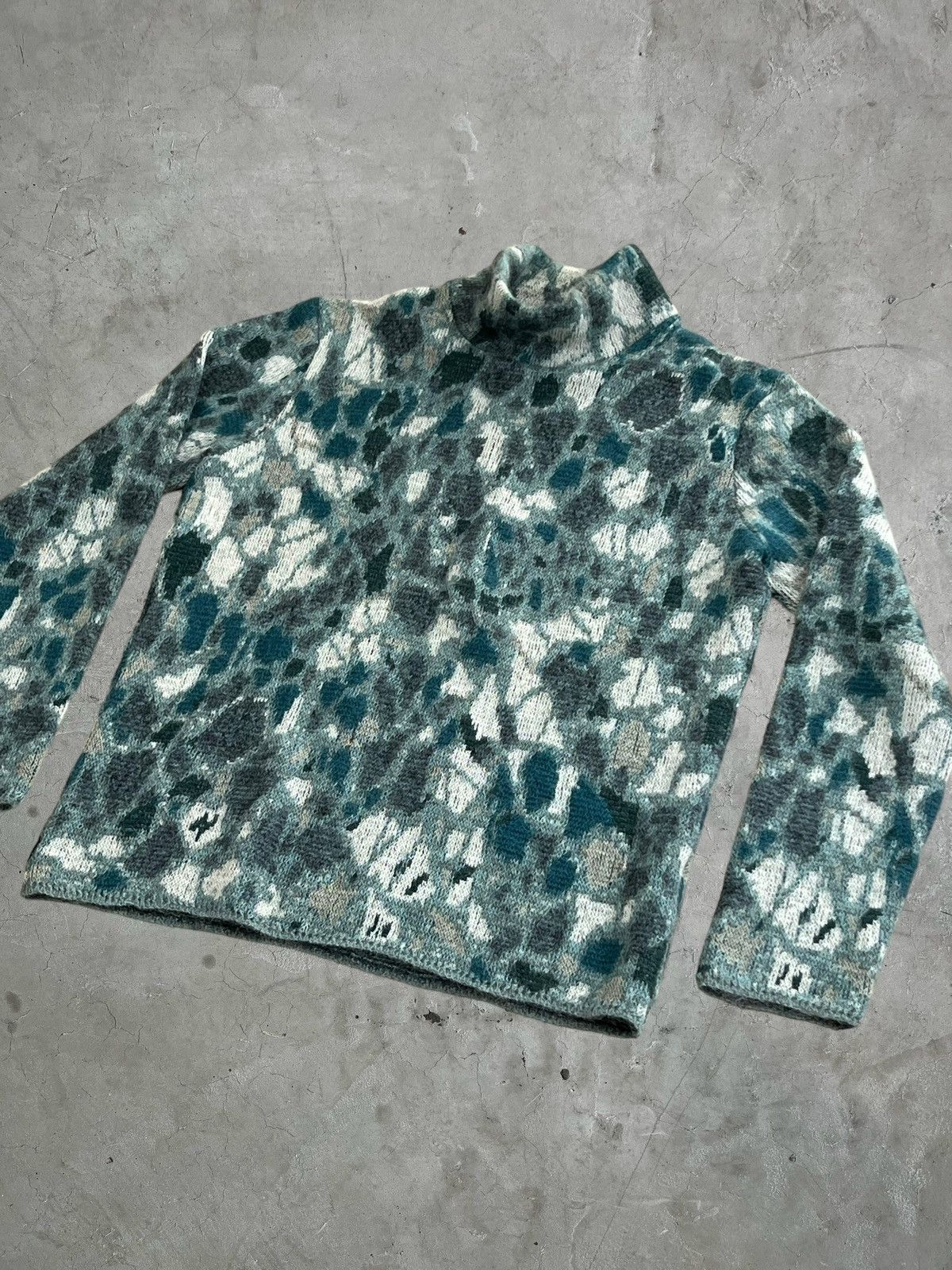 Jil Sander AW/08 Jil Sander Mohair Marble Sweater Size US L / EU 52-54 / 3 - 4 Thumbnail