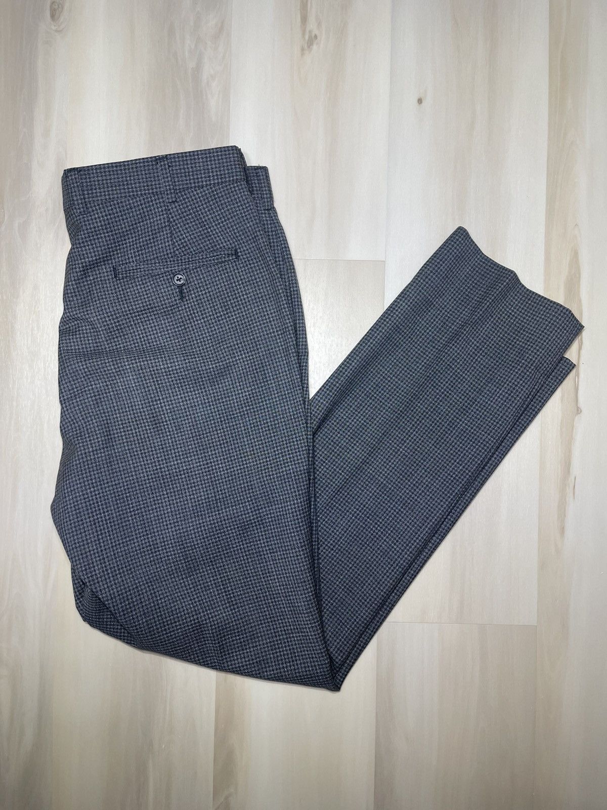 Brooks Brothers Brooks Brothers Regent Fit Wool Pants W34 Gray Vitale Barber Size US 34 / EU 50 - 1 Thumbnail