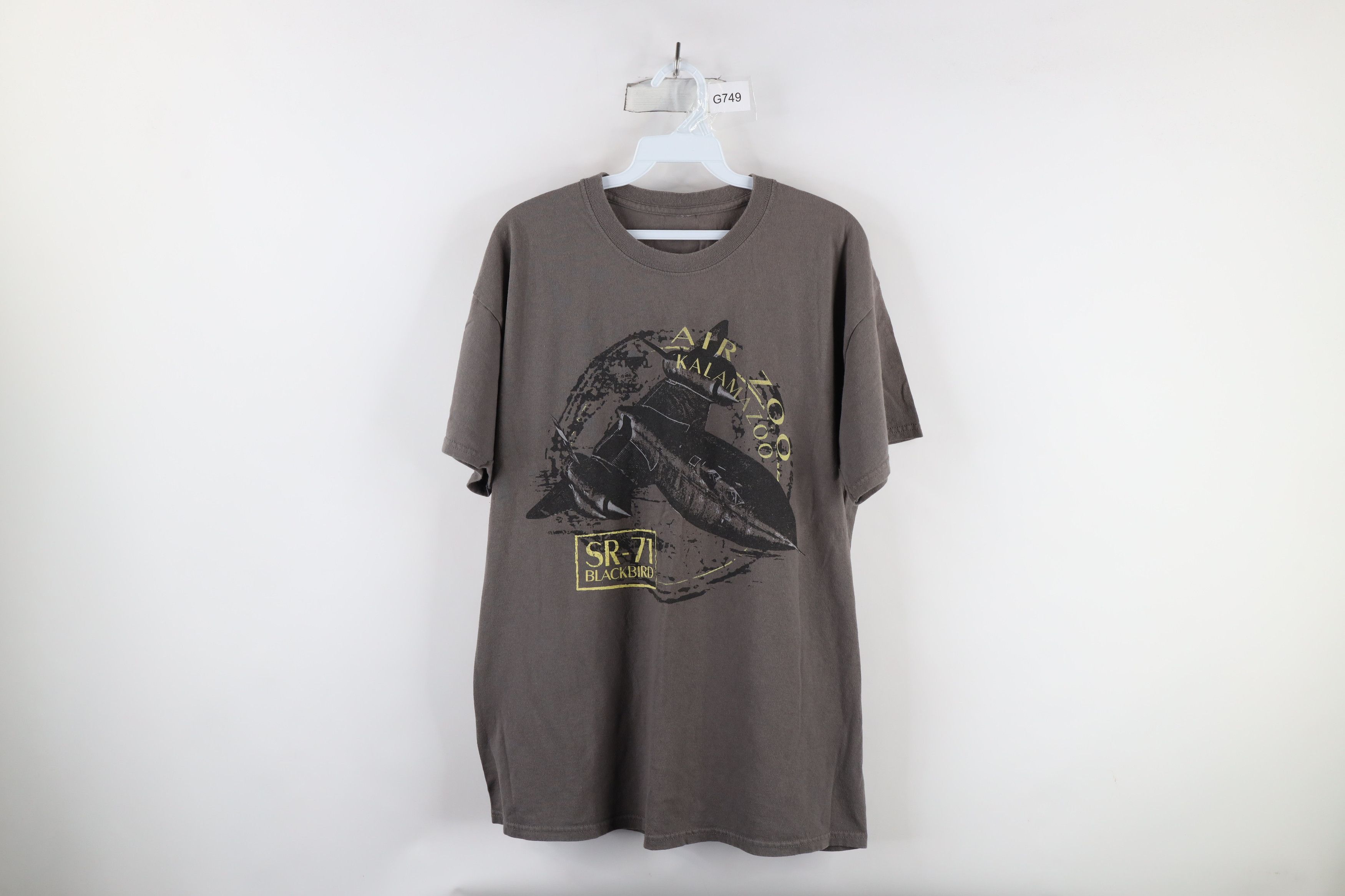 Vintage Vintage 90s Streetwear SR-71 Blackbird Fighter Jet T-Shirt Size US L / EU 52-54 / 3 - 1 Thumbnail