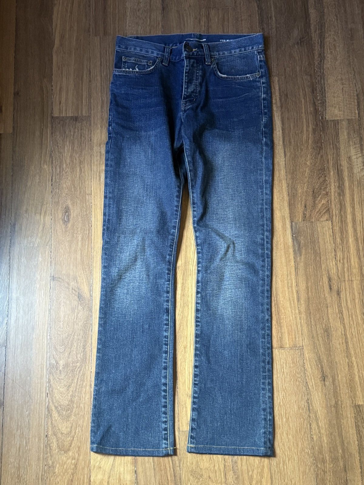 Saint Laurent Paris SLP SS15 D09 Flared Jeans Hedi Slimane Size US 27 - 5 Thumbnail