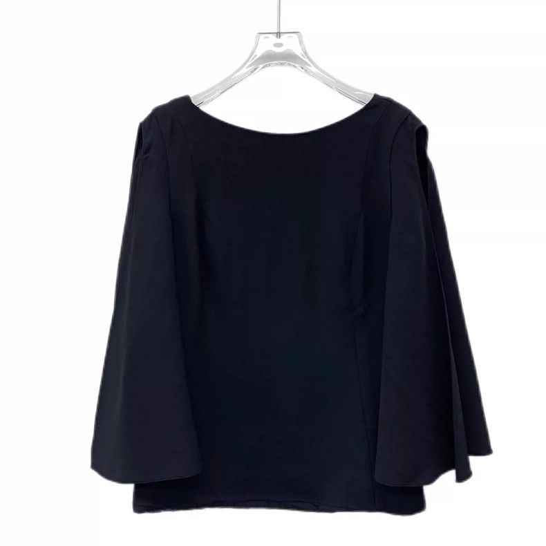 Dior Dior Black mulberry silk long-sleeved shirt 2504-Nextarrow Size S / US 4 / IT 40 - 1 Thumbnail