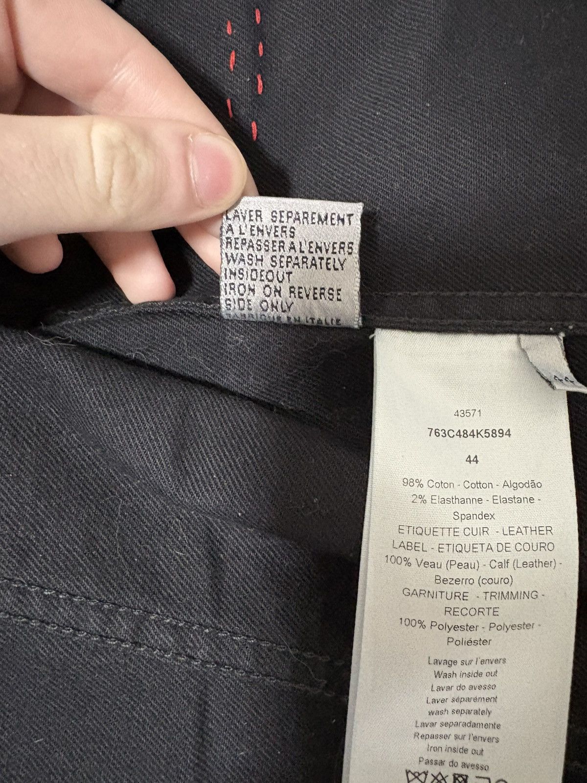 Dior Dior Homme X Toru Kamei SS17 Patchwork Denim Jacket Size US S / EU 44-46 / 1 - 10 Thumbnail