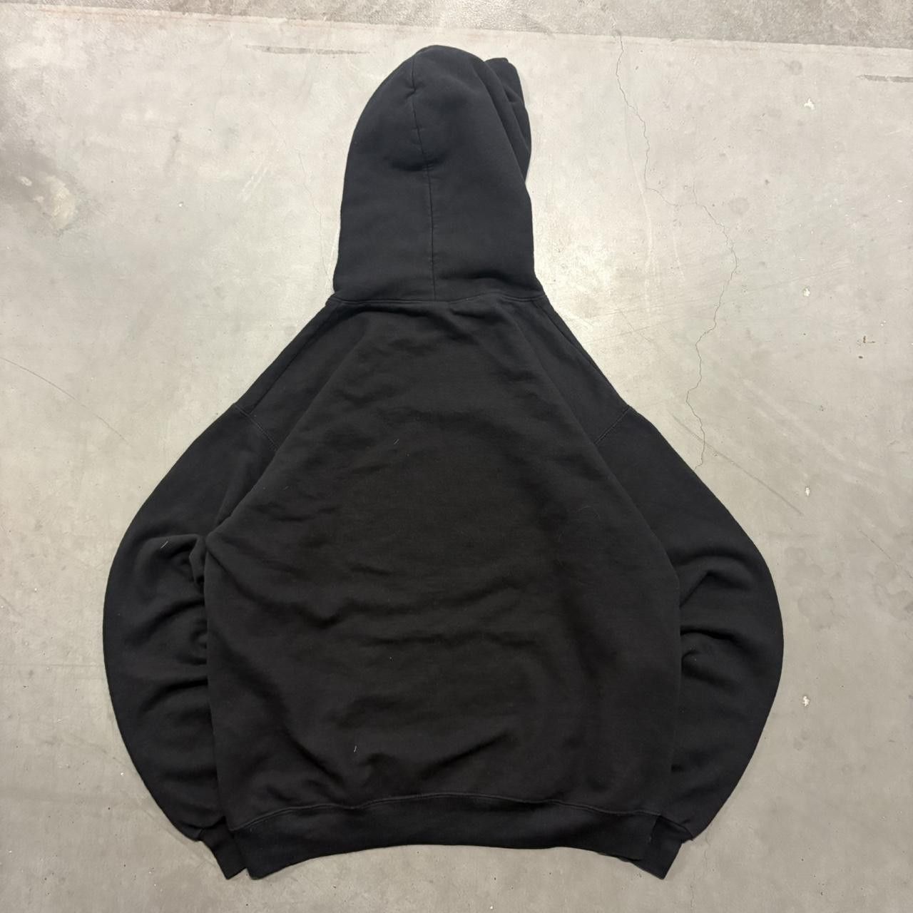 Vintage Crazy Vintage Y2K/2000s Blank Black Minimalistic Hoodie! Size US M / EU 48-50 / 2 - 2 Thumbnail