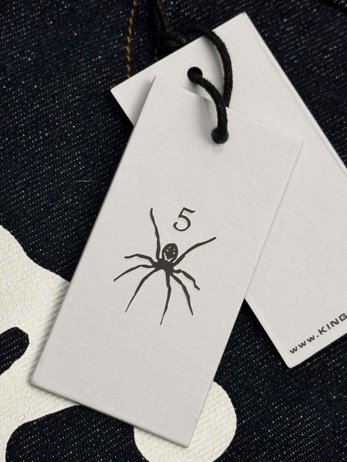 Sp5der Sp5der Denim Shorts Size US 30 / EU 46 - 2 Thumbnail