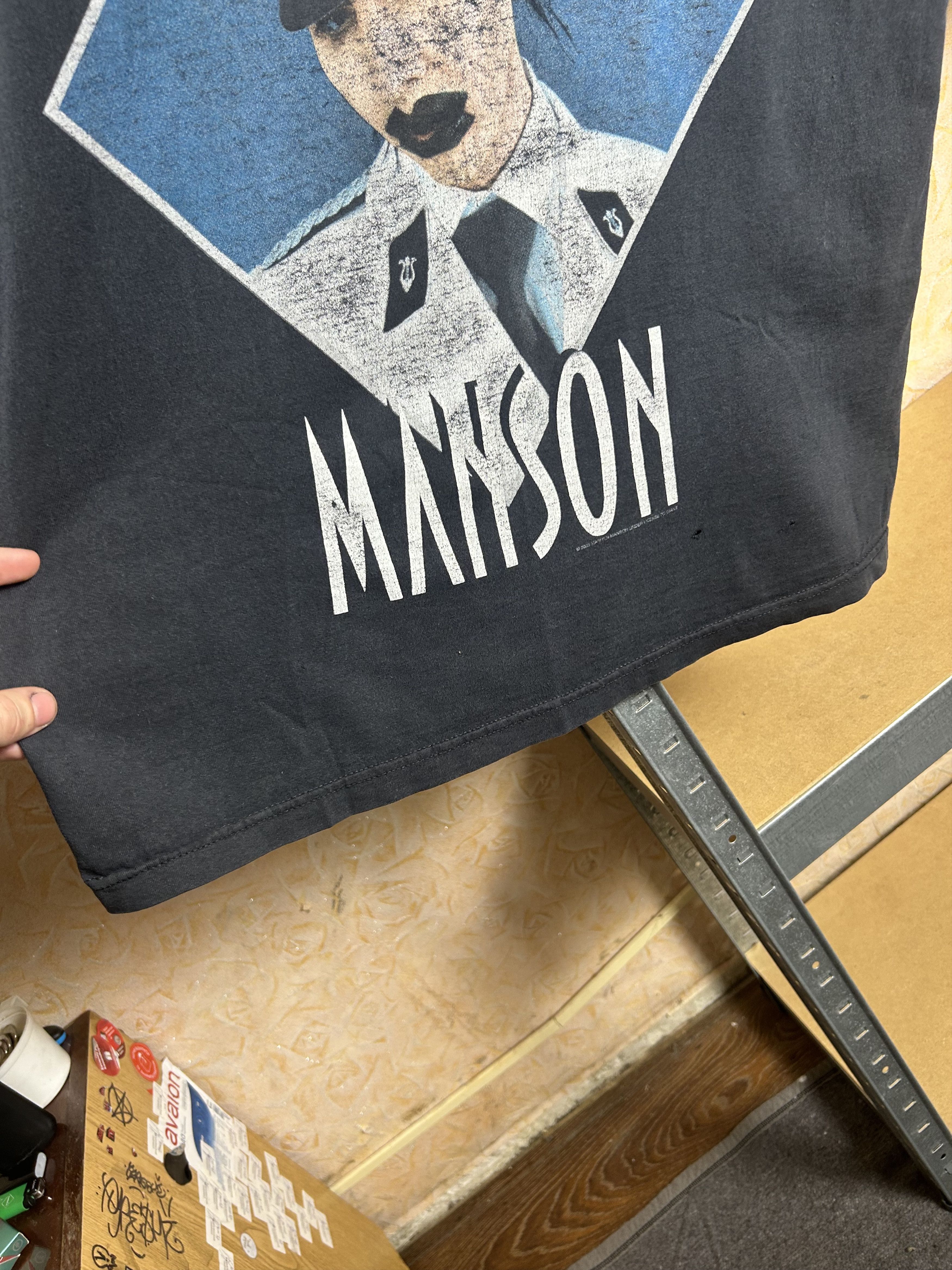 Band Tees Vintage 2003 Marilyn Manson Rock Band Tour T-shirt Size US M / EU 48-50 / 2 - 10 Thumbnail