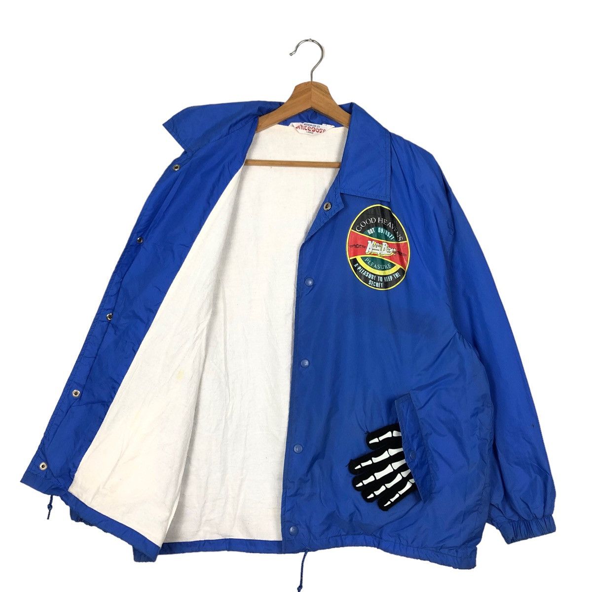 Japanese Brand VINTAGE AMERICAN LOOK NUTTY BOYS COACH JACKET BIG LOGO Size US L / EU 52-54 / 3 - 8 Thumbnail