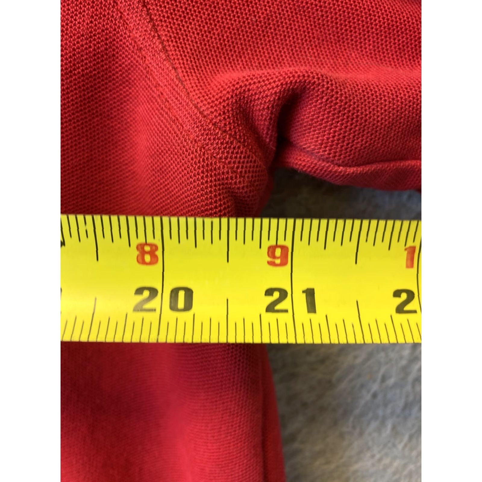 Izod Izod Advantage Performance Natural Mens Polo Shirt Red L Short leeve 40-68 Size US L / EU 52-54 / 3 - 7 Thumbnail