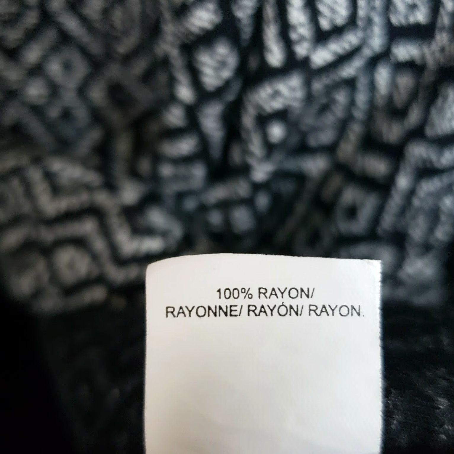 Lucky Brand Lucky Brand Blazer Womens M Black White Geometric Rayon Long Sleeve 27" 20" 22.5" Pattern Vintage No (If applicable) Size M / US 6-8 / IT 42-44 - 6 Thumbnail