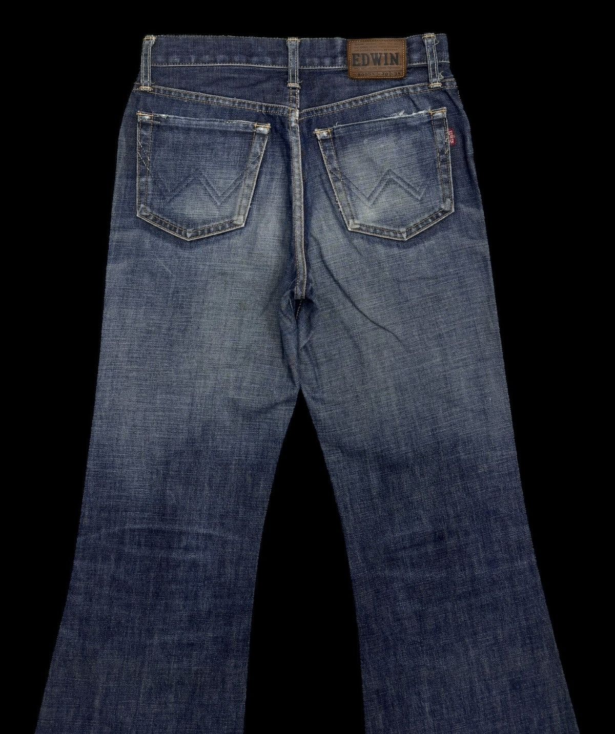 Edwin 🔥EDWIN 800sx FLARE JEANS DISTRESSED DENIM BOOTCUT JEANS Size US 28 / EU 44 - 8 Thumbnail