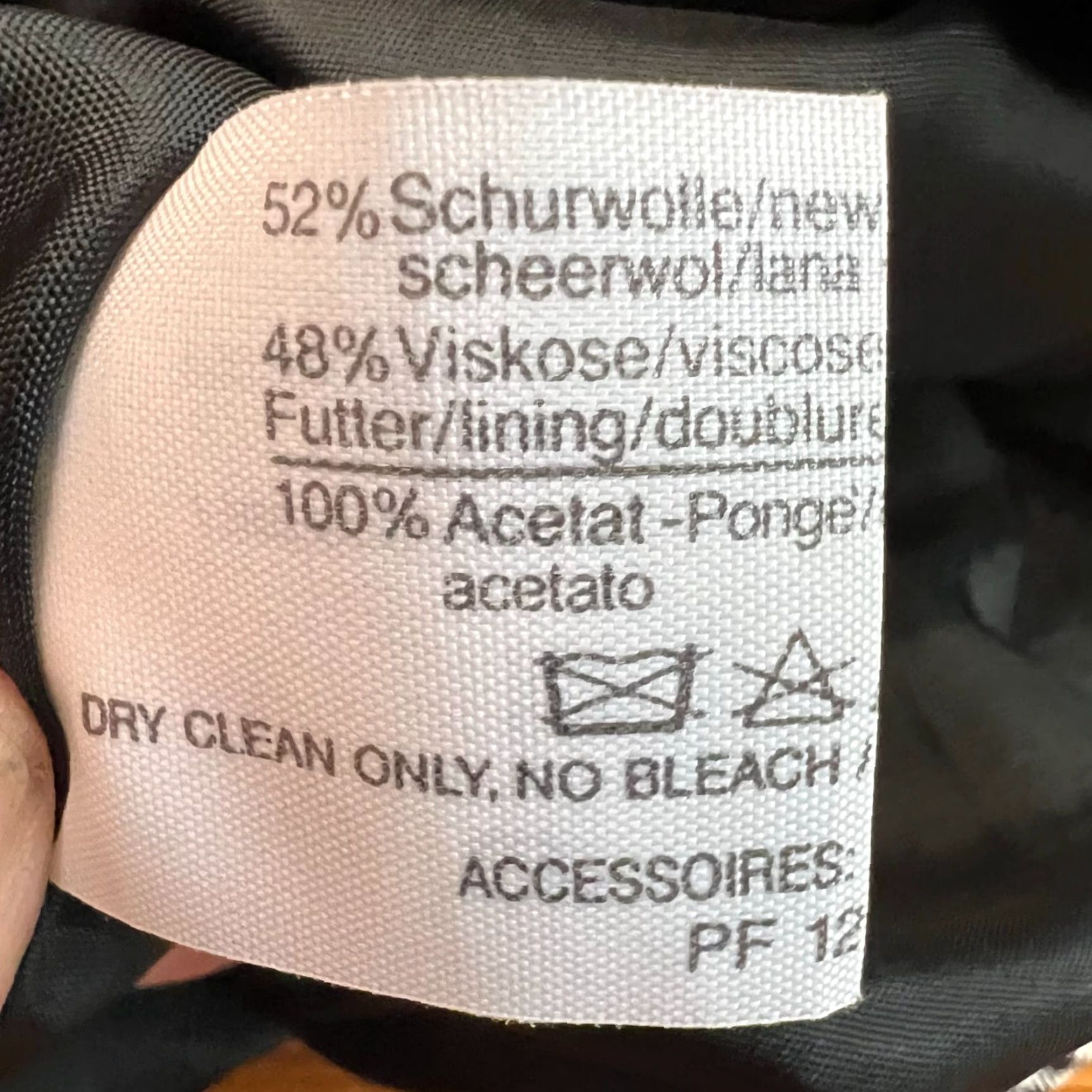 Vintage VINTAGE Yarell Skirt Herringbone Wool Midi A-Line Pockets Zip Made in Germany Womens SZ 12 Black Size 34" / US 12 / IT 48 - 7 Thumbnail