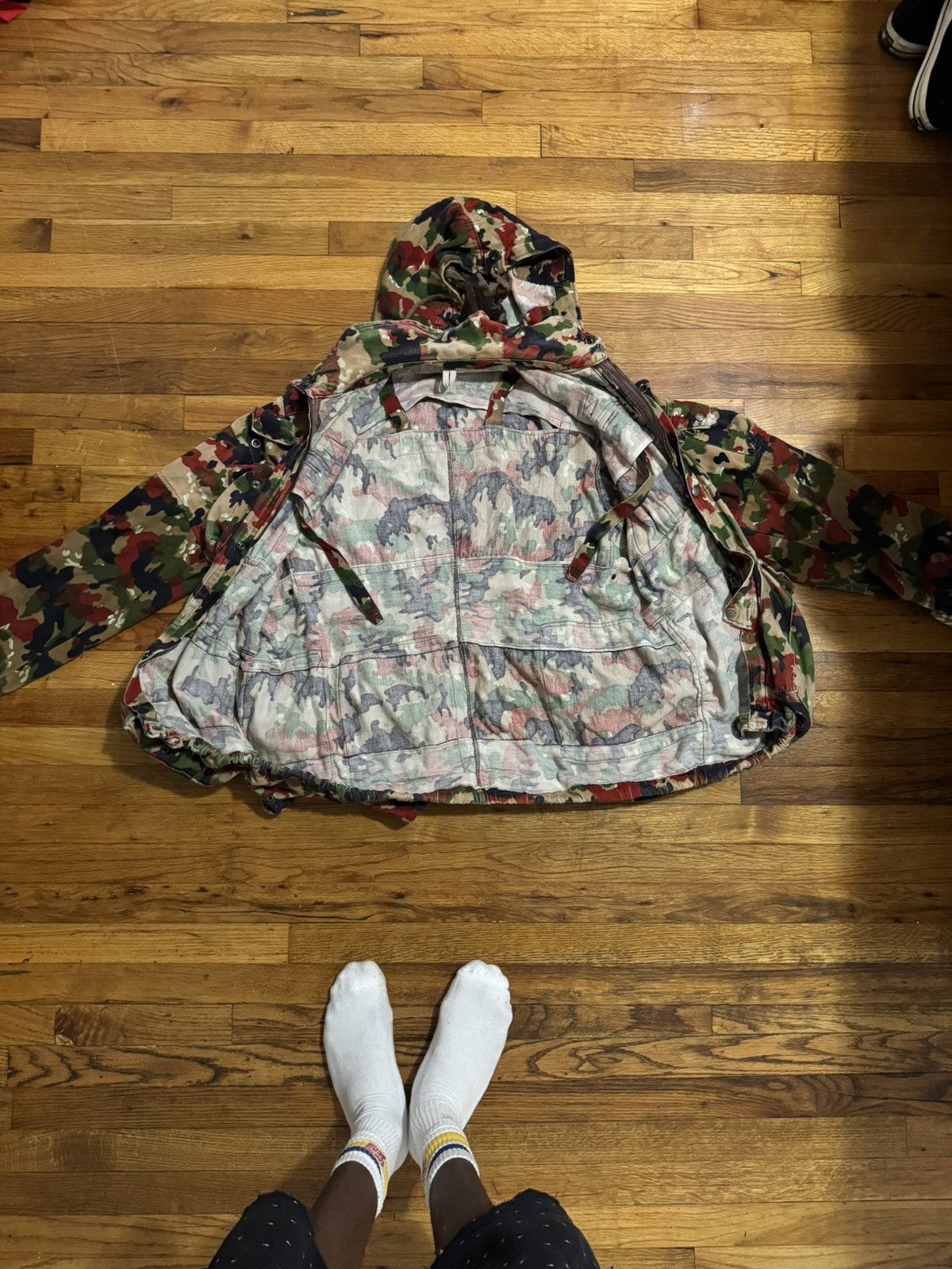 Vintage Vintage 1970s swiss army sniper camo Size US M / EU 48-50 / 2 - 3 Thumbnail