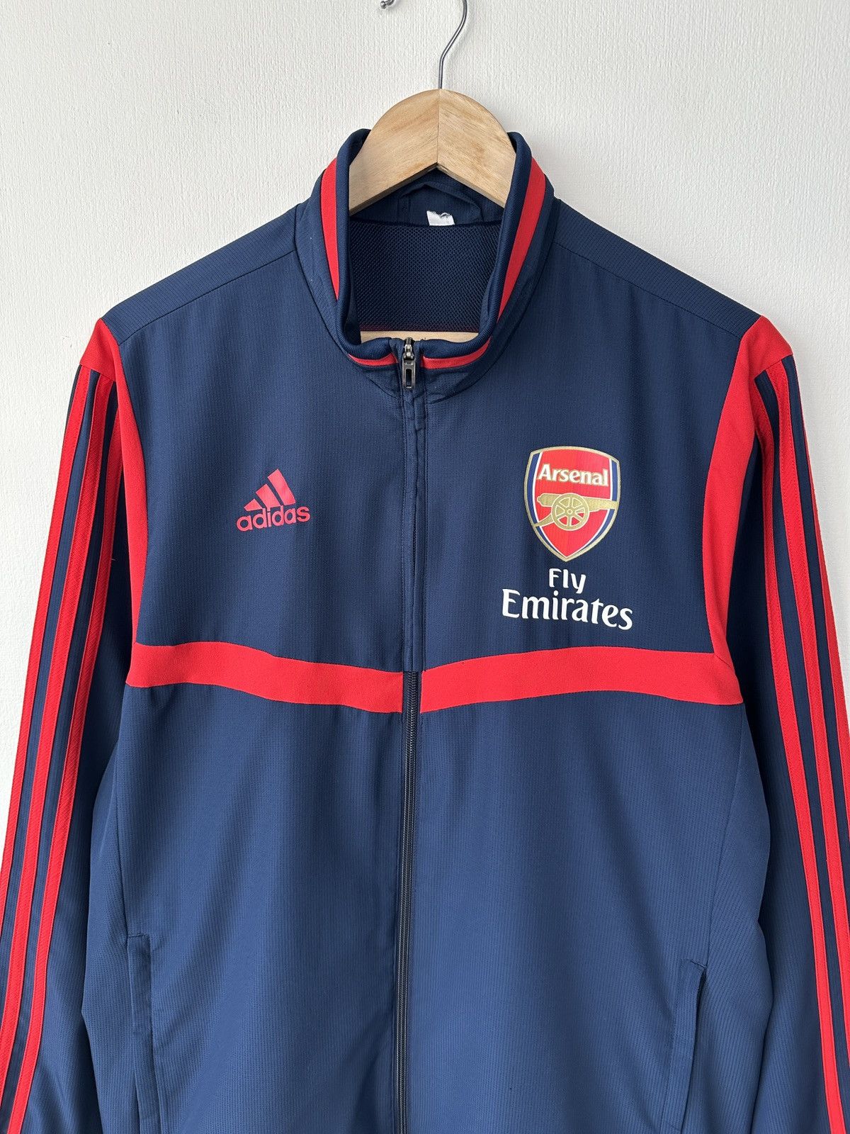 Adidas ADIDAS Arsenal London 19/20 Training Football Track Jacket Size US L / EU 52-54 / 3 - 3 Thumbnail