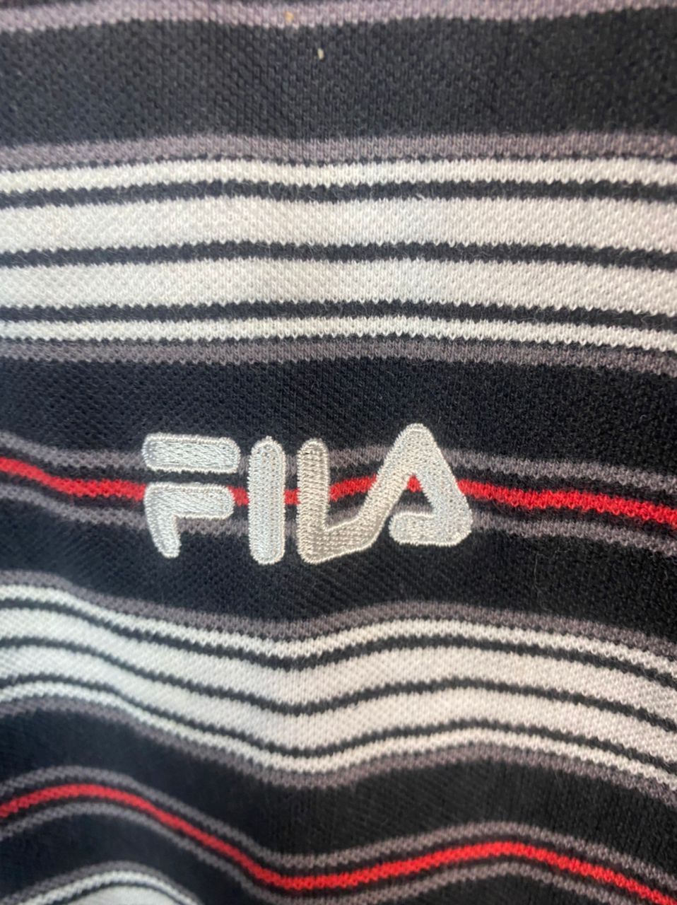 Fila Fila stripe half zipper polos shirt Size US L / EU 52-54 / 3 - 3 Thumbnail