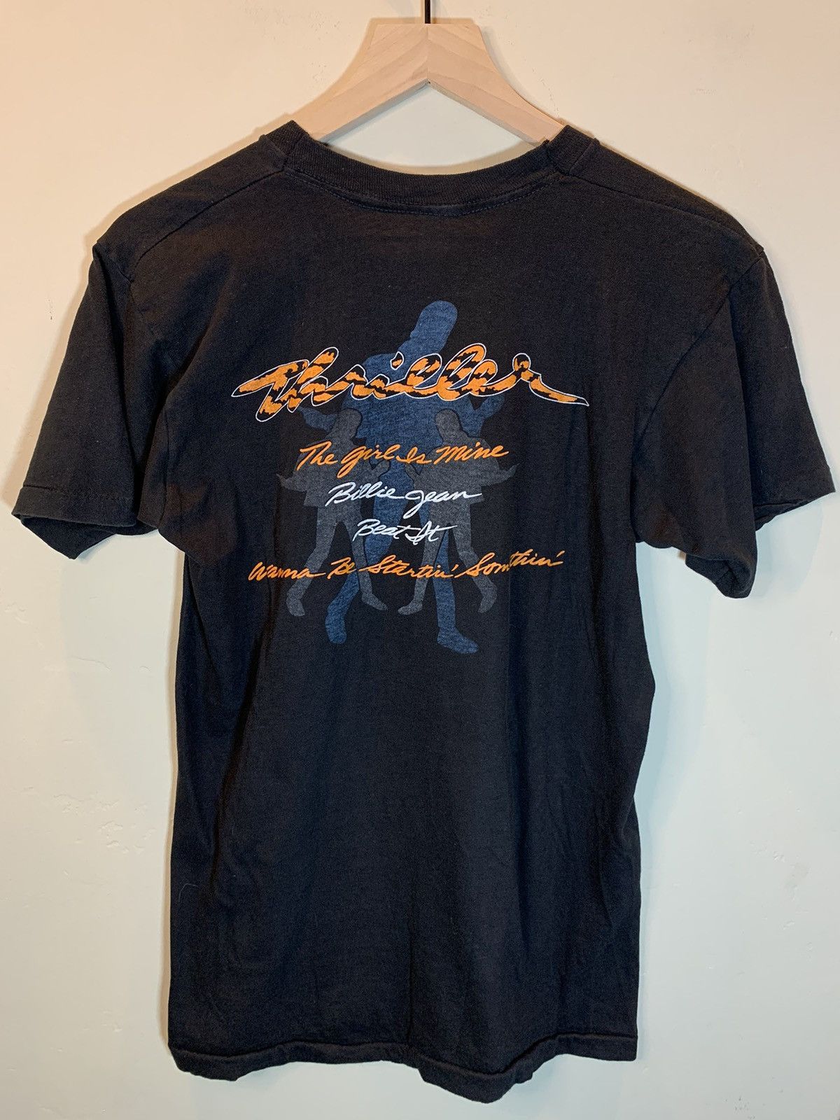 Band Tees × Michael Jackson × Vintage *RARE* Vintage 1983 Michael Jackson Thriller USA-Made Shirt Size US L / EU 52-54 / 3 - 2 Thumbnail