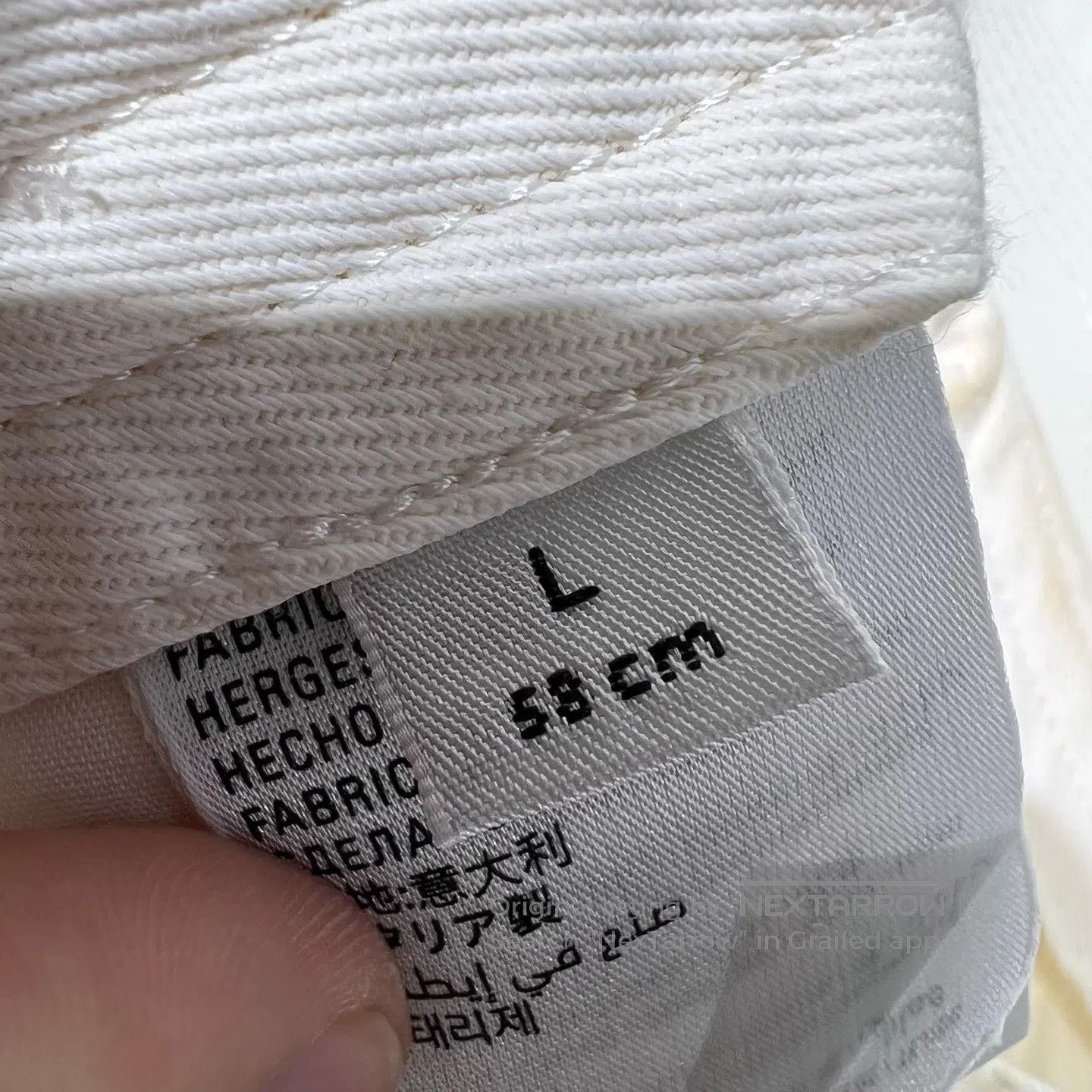 Balenciaga Balenciaga sizeL Turtleneck cap White Size ONE SIZE - 5 Thumbnail