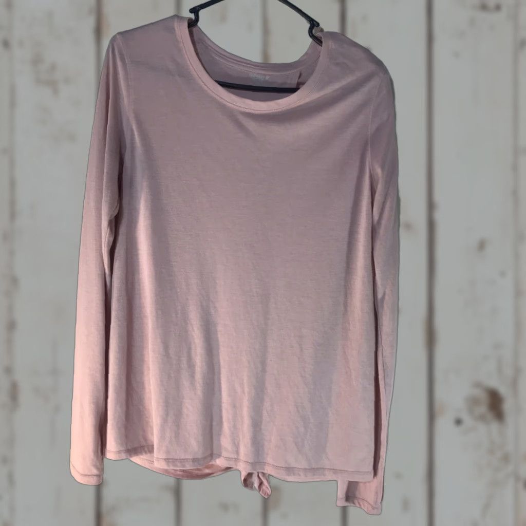 Old Navy Old Navy Active Flyback Top Womens Size M Pink Casual Lightweight Long Sleeve Size M / US 6-8 / IT 42-44 - 1 Thumbnail