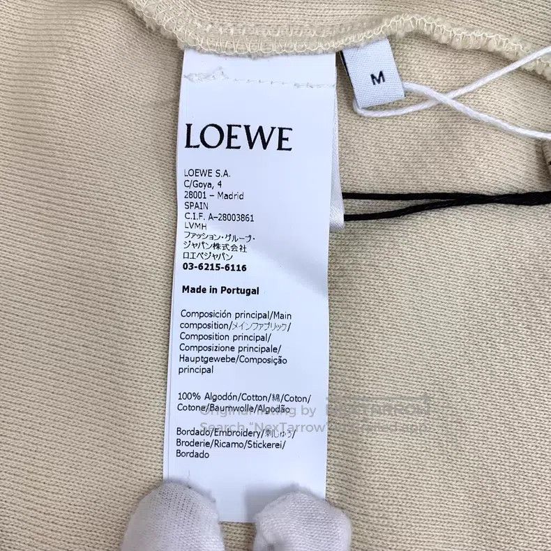 Loewe Loewe Off-white logo letter embroidery cotton hooded draws Size M / US 6-8 / IT 42-44 - 7 Thumbnail