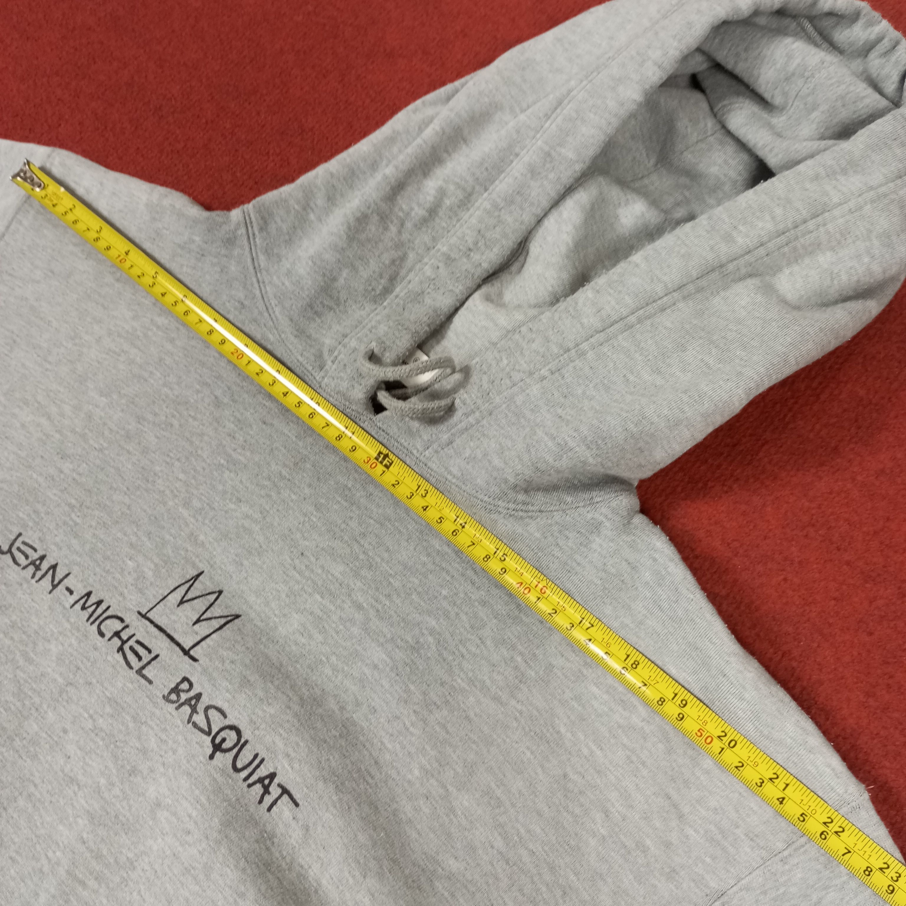 Jean-Michel Basquiat × Vintage Jean Michel Basquiat Art Design Streetwear Hoodies Size US XL / EU 56 / 4 - 12 Thumbnail