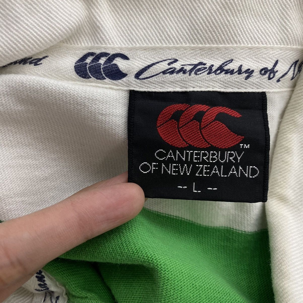 Canterbury of New Zealand × Vintage Vintage CANTERBURY NEW ZEALAND Button Up Collar Rugby Size US L / EU 52-54 / 3 - 4 Thumbnail