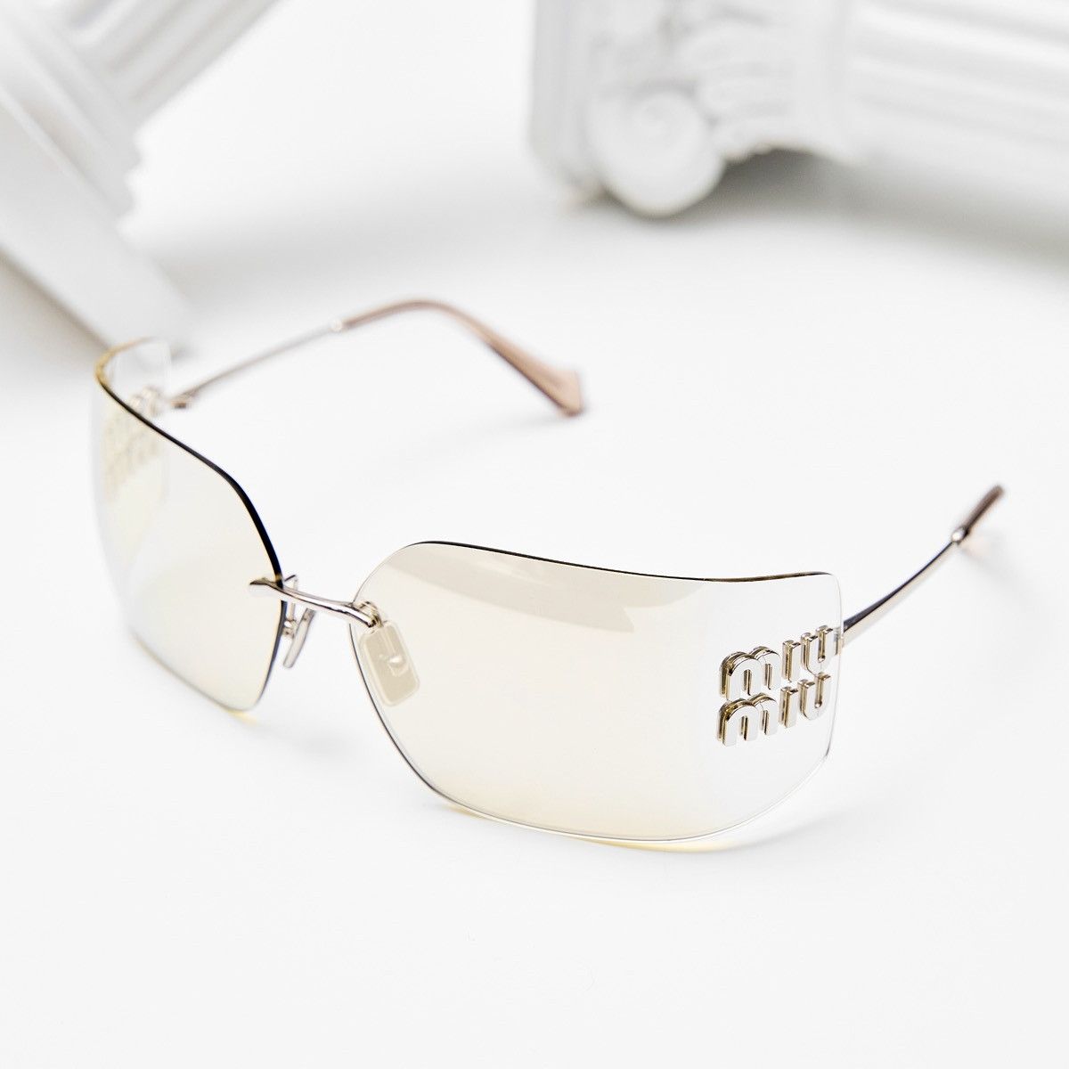Miu Miu MIU MIU 0MU 54YS 1BC10F SUNGLASSES Size ONE SIZE - 2 Thumbnail