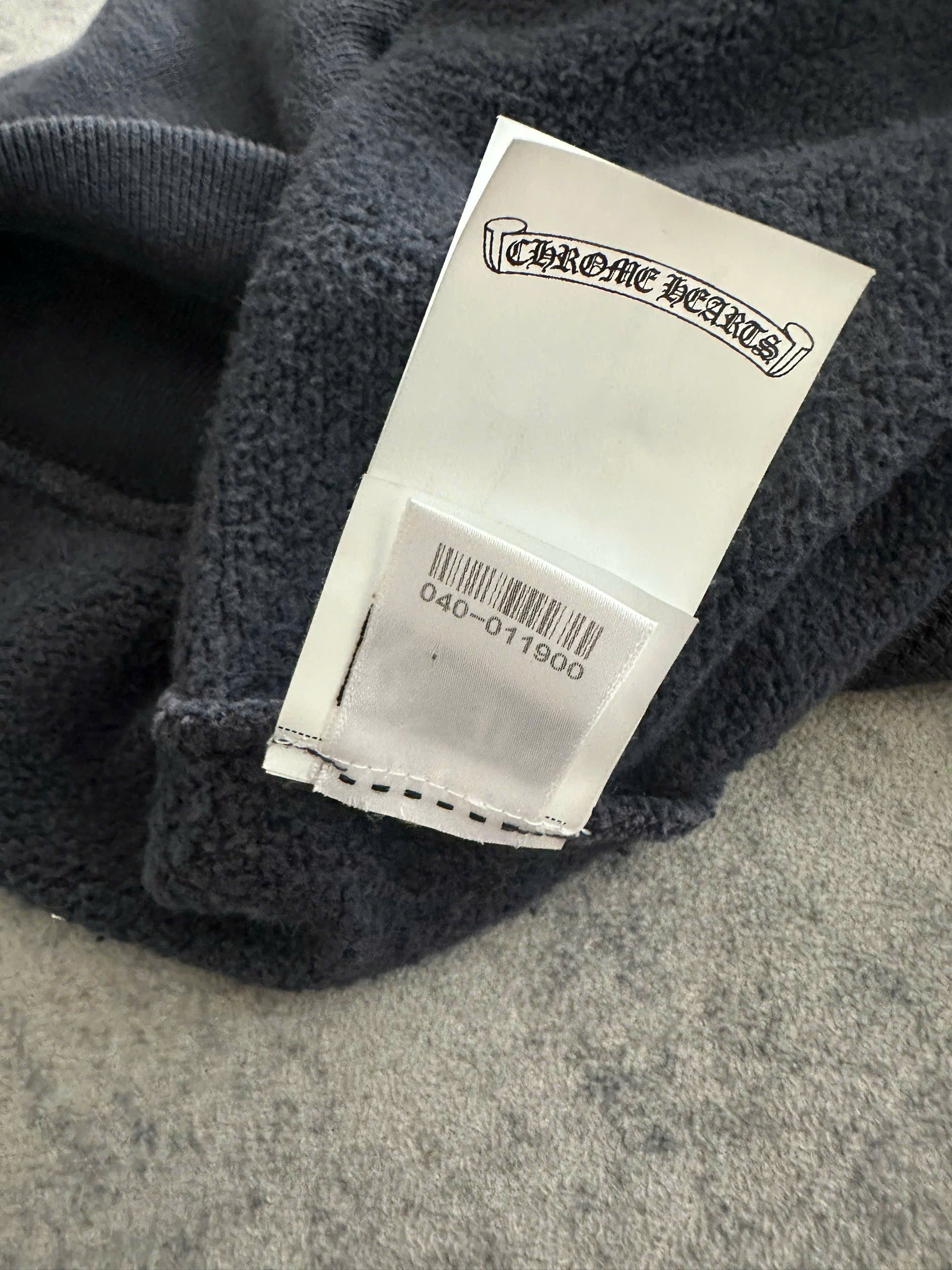 Chrome Hearts CHROME HEARTS Paper Jam Bicep Cemetery Patch Blue Hoodie Size US XL / EU 56 / 4 - 11 Thumbnail