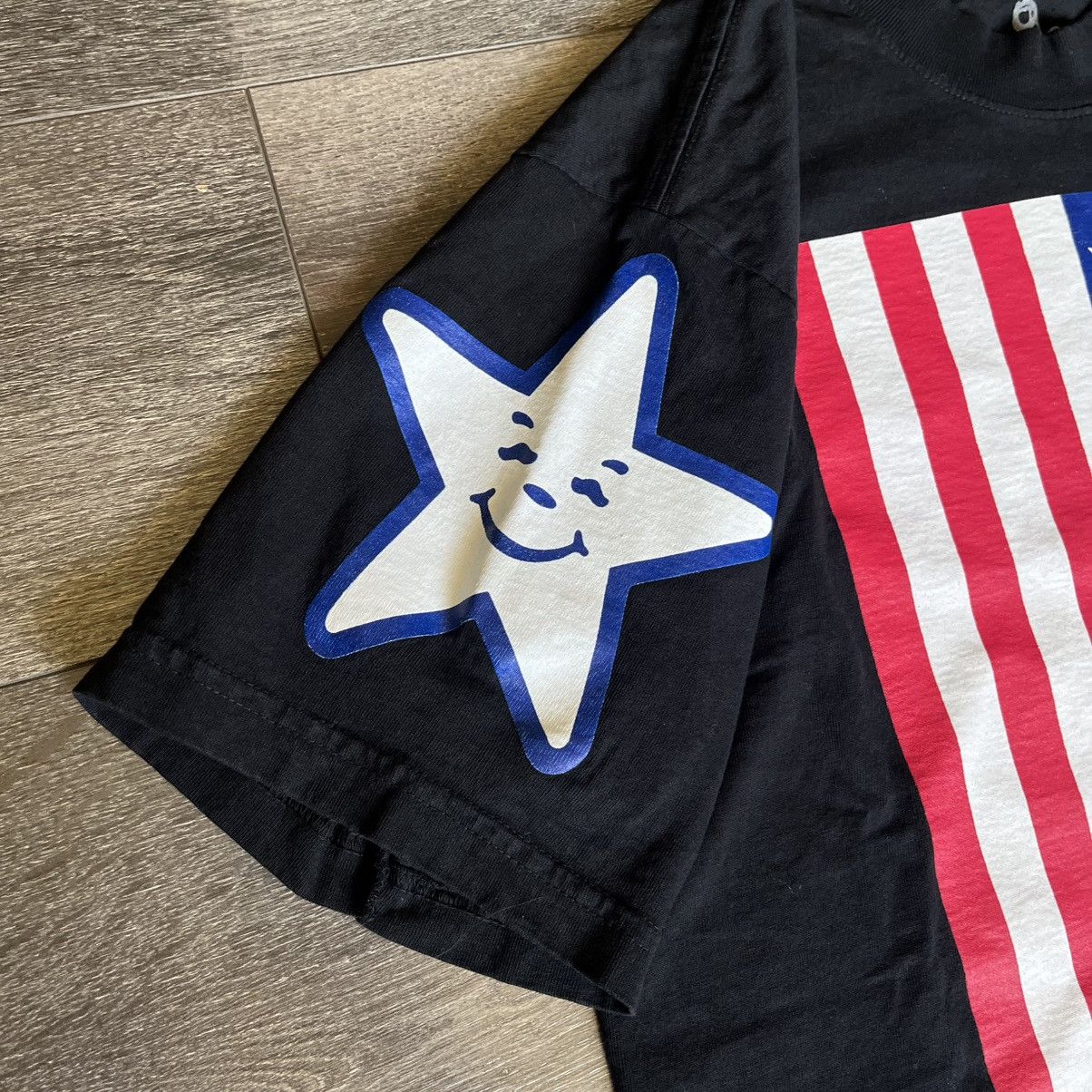 Asspizza Asspizza 50 States Tour American Flag Graphic T Shirt Black Size US S / EU 44-46 / 1 - 6 Thumbnail