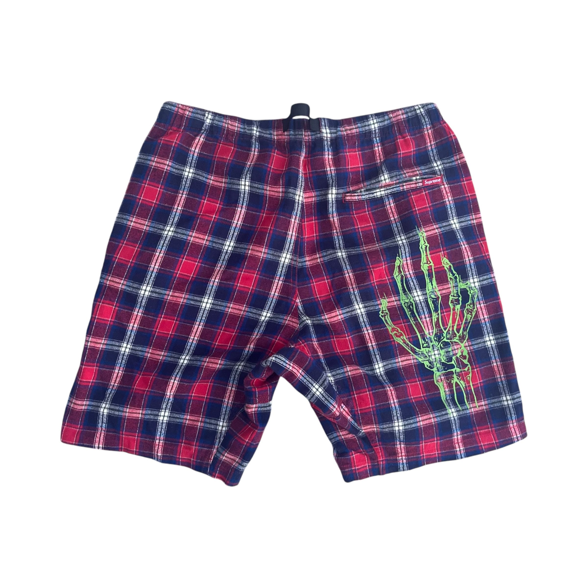 Supreme Plaid Skull Shorts SS14 Size US 32 / EU 48 - 3 Thumbnail