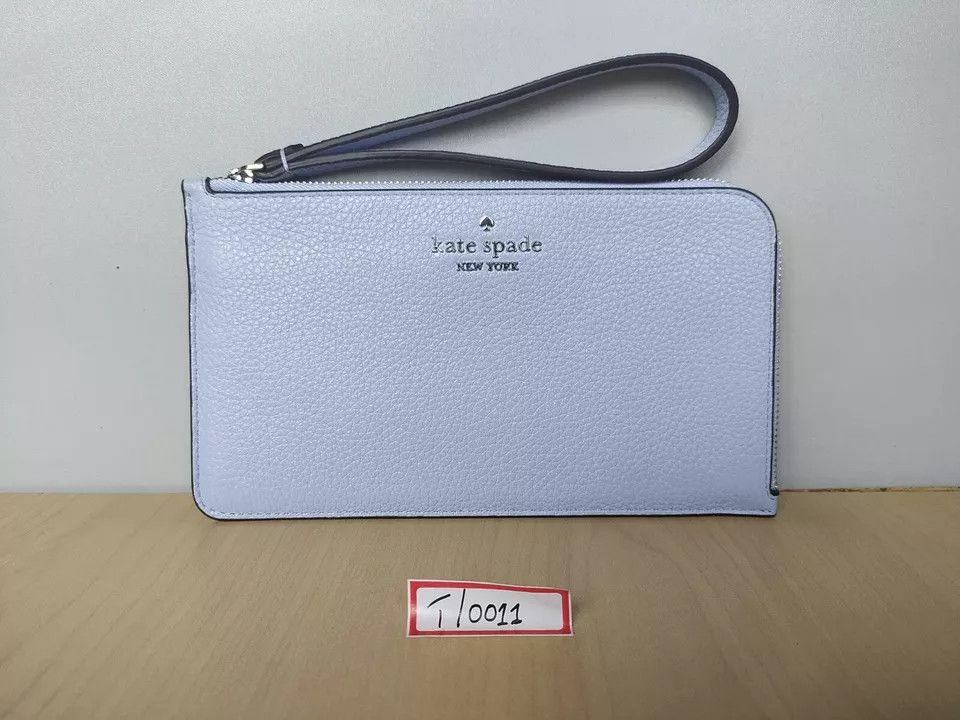 Kate Spade Kate Spade New York L-Zip Leather Wristlet T-0011 Size ONE SIZE - 11 Thumbnail