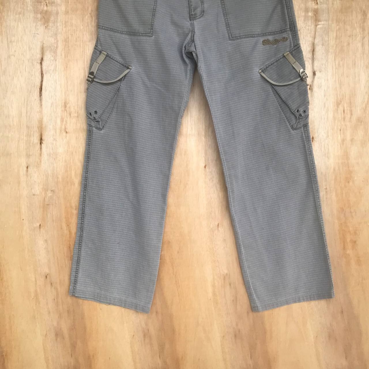 20471120 W30x28.5 BANG BANG Ash grey cargo military straight leg Size US 30 / EU 46 - 10 Thumbnail