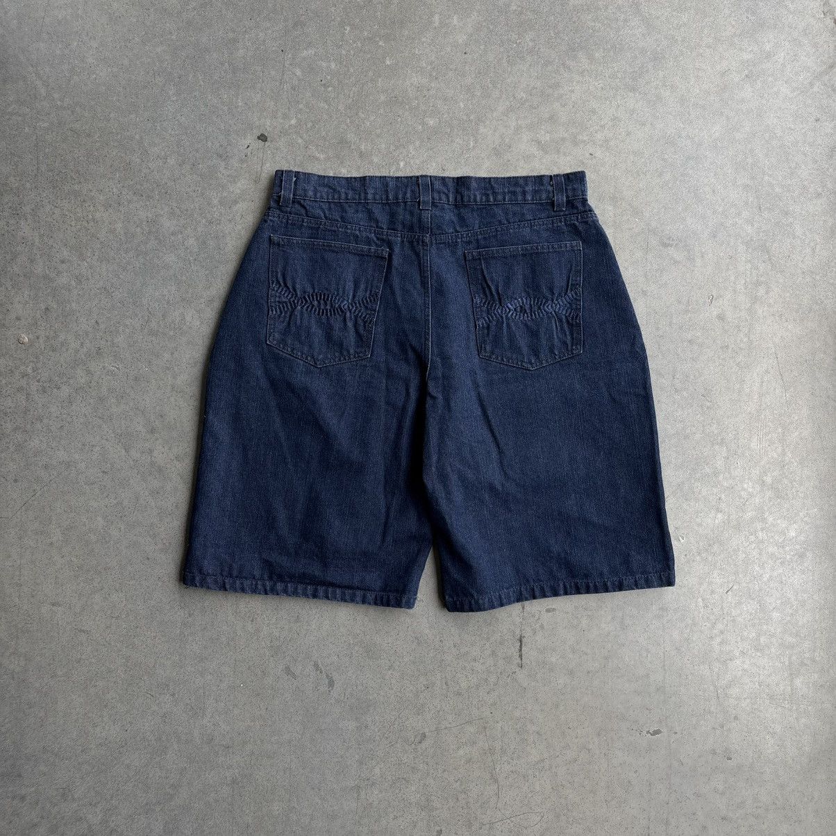 Brooklyn Xpress × Vintage Y2K Baggy Navy Blue Brooklyn Xpress Style Jorts Shorts 36 Size US 38 / EU 54 - 1 Thumbnail