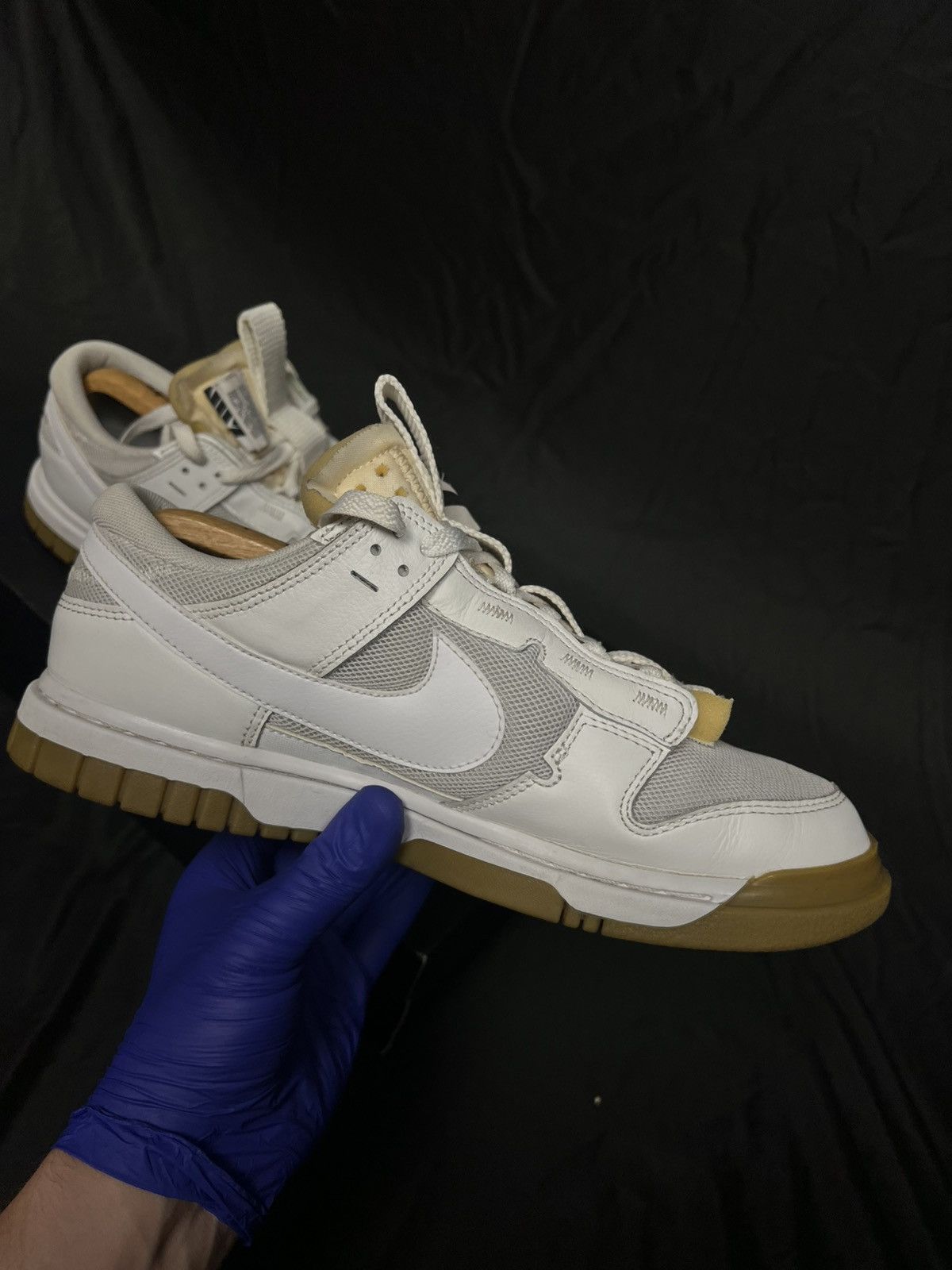 Nike Nike Dunk Low SE White / Sail Gum Retro Jumbo Size US 10 / EU 43 - 6 Thumbnail