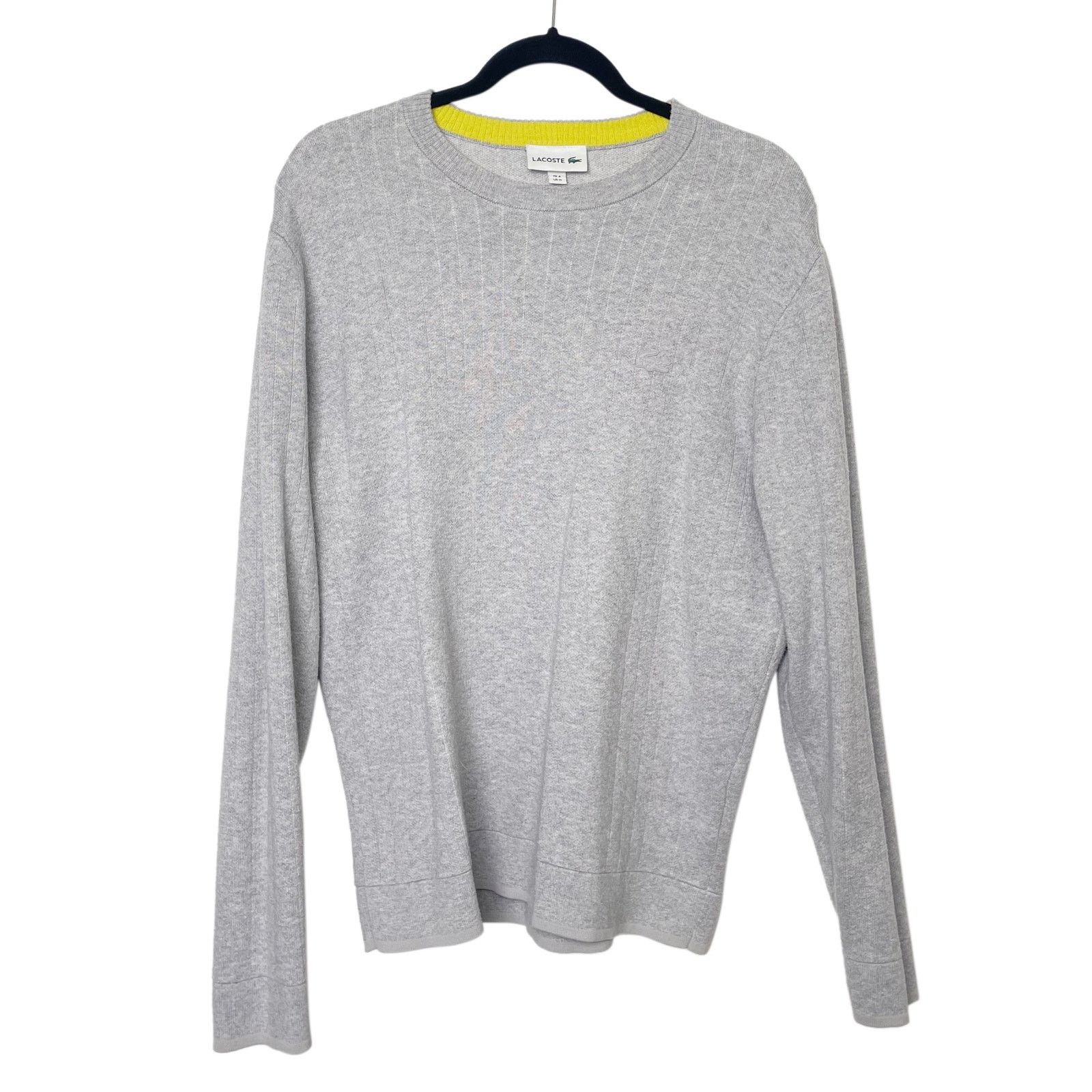 Lacoste Grey Sweater Size M / US 6-8 / IT 42-44 - 3 Thumbnail