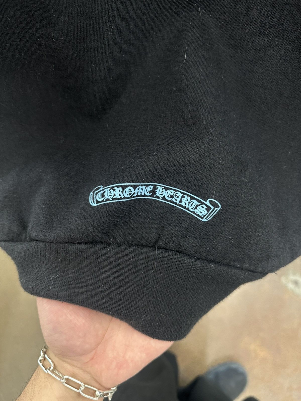 Chrome Hearts Chrome Hearts zip up icy blue font Size US M / EU 48-50 / 2 - 3 Thumbnail