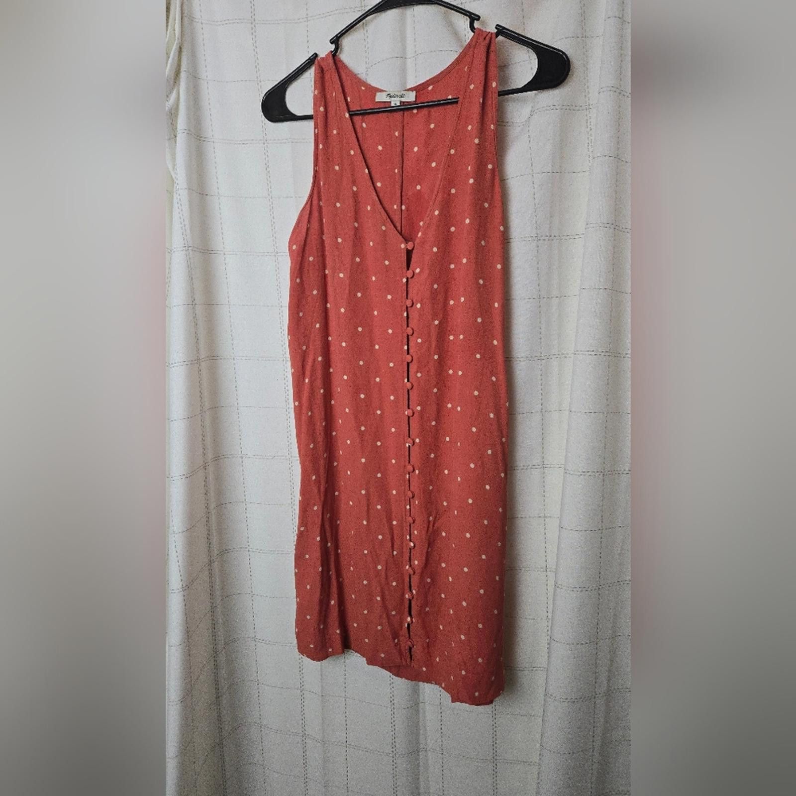 Madewell Madewell Heather Button-Front Dress in Polka Dot Size XS / US 0-2 / IT 36-38 - 2 Thumbnail