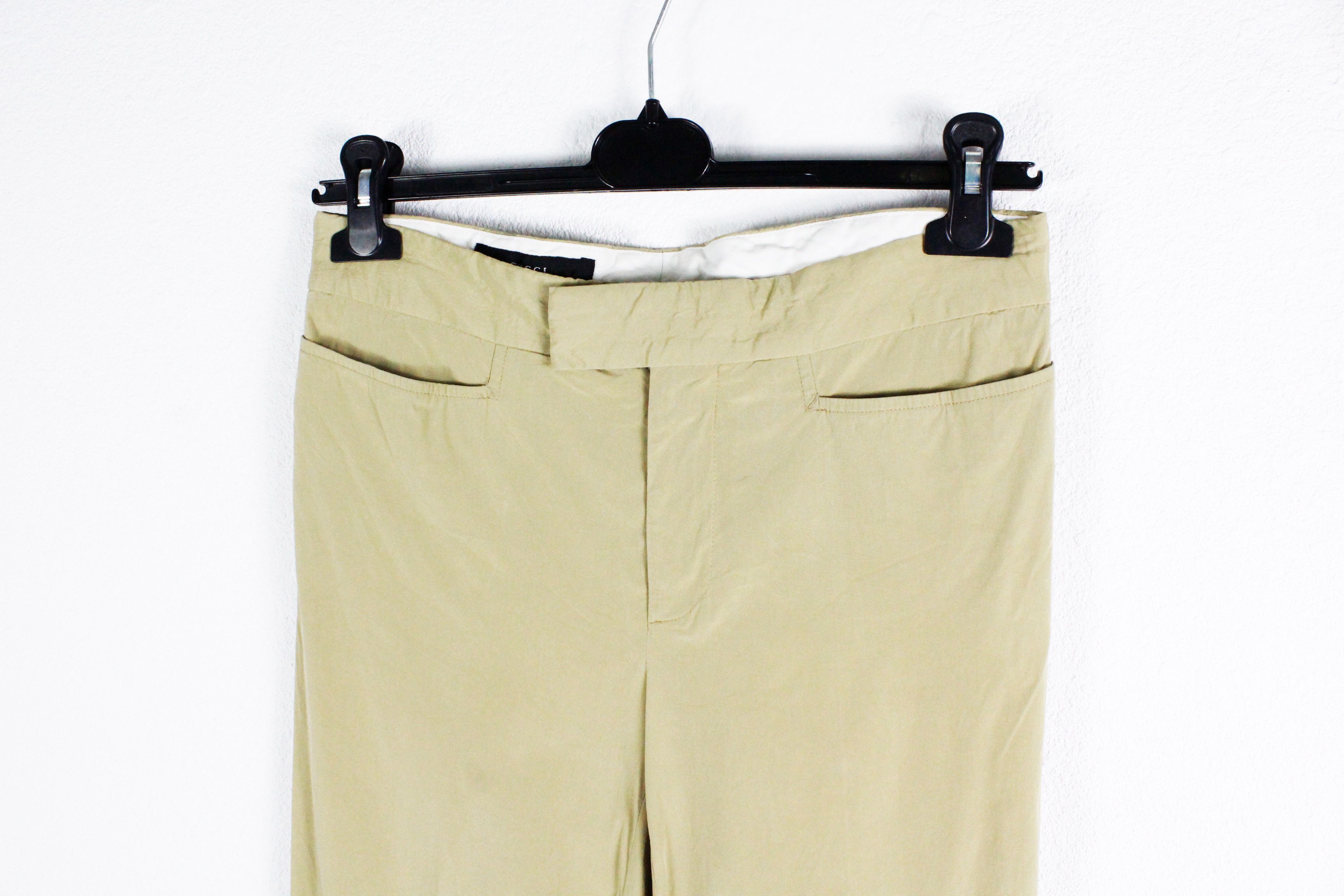 Gucci × Tom Ford Archive Gucci by Tom Ford Silk Nylon Track Pants Trousers Size 28" / US 6 / IT 42 - 2 Thumbnail