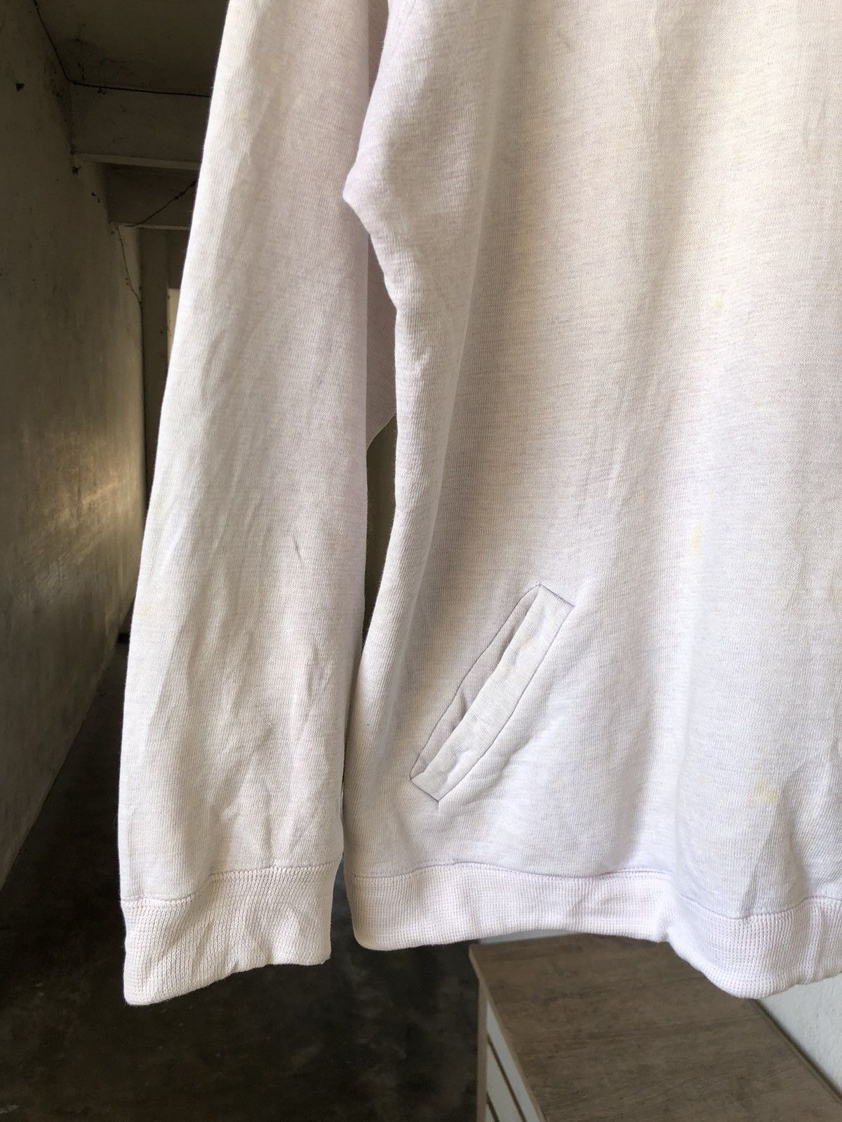Issey Miyake Vintage 90s Issey Miyake IS Logo Distressed Crewneck Size M / US 6-8 / IT 42-44 - 4 Thumbnail