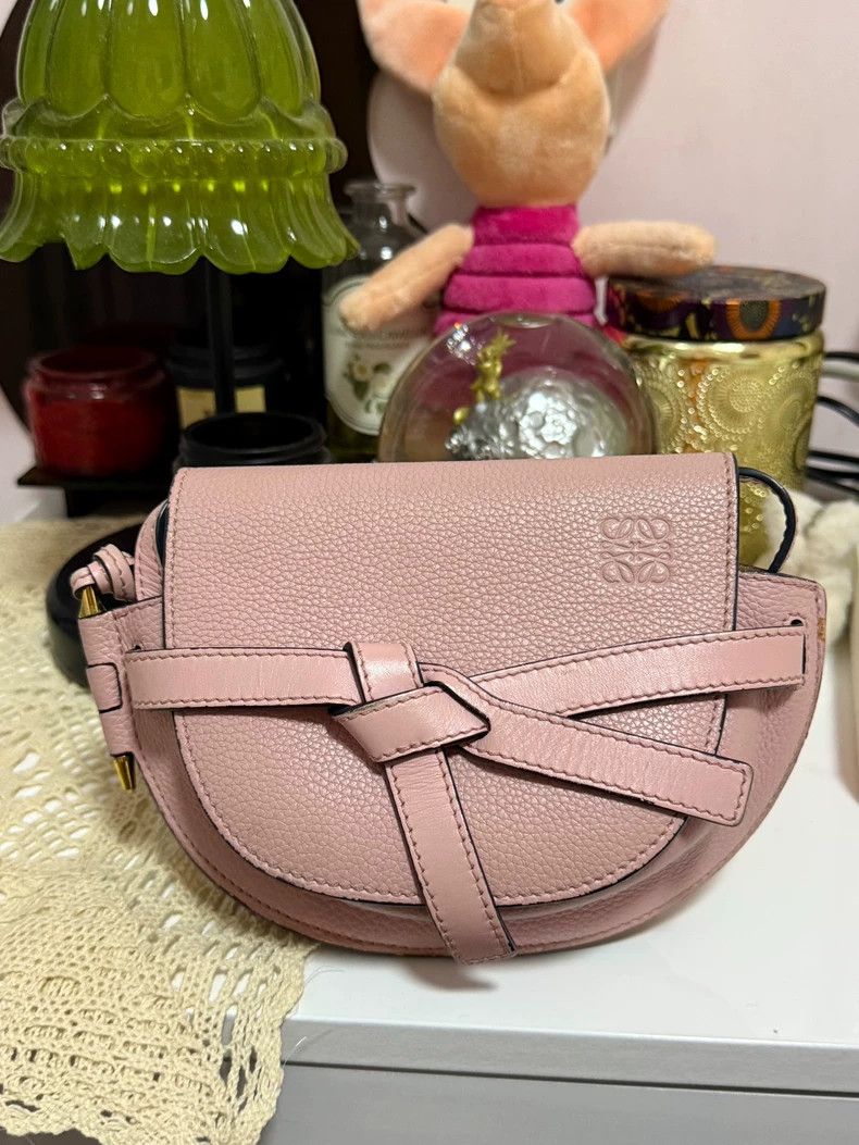 Loewe loewe Minigate leather pink bag 2503-Nextarrow Size ONE SIZE - 2 Thumbnail