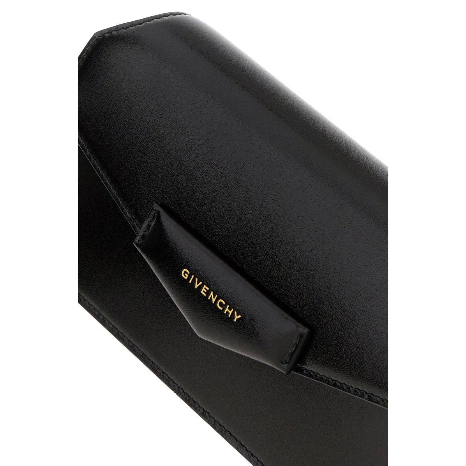 Givenchy GIVENCHY Antigona $1550 Black Box Leather Chain Wallet Bag N Size ONE SIZE - 4 Thumbnail