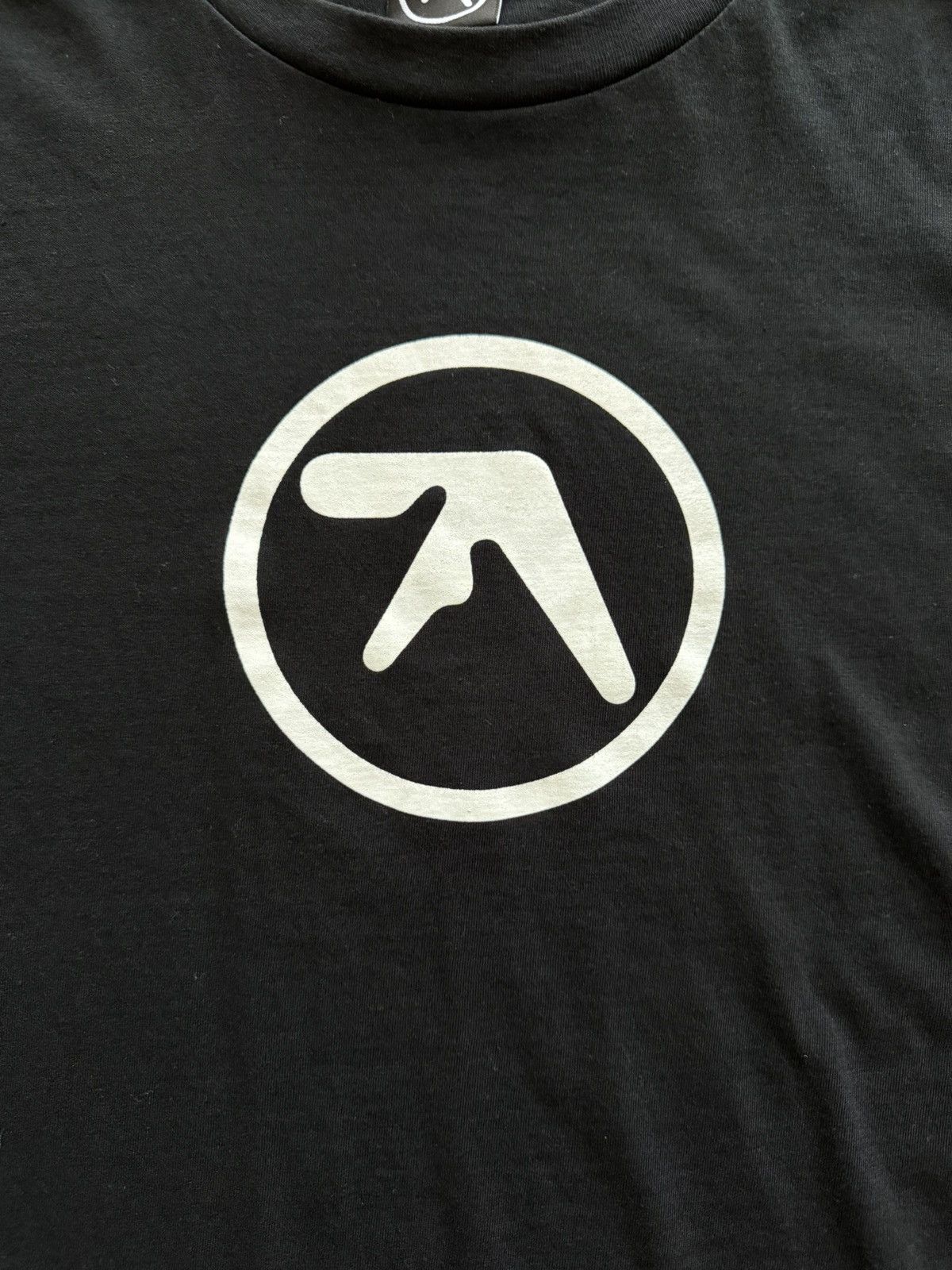 Band Tees × Vintage Aphex Twin Logo T Shirt Black Size US L / EU 52-54 / 3 - 2 Thumbnail