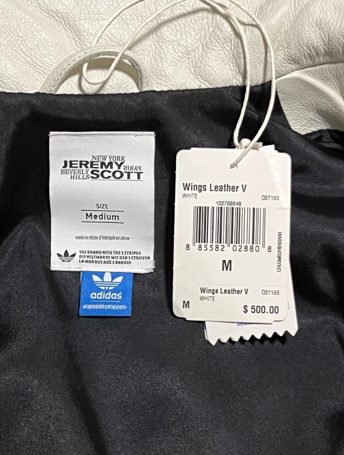 Adidas × Jeremy Scott Jeremy Scott Adidas wing leather vest Size US M / EU 48-50 / 2 - 5 Thumbnail