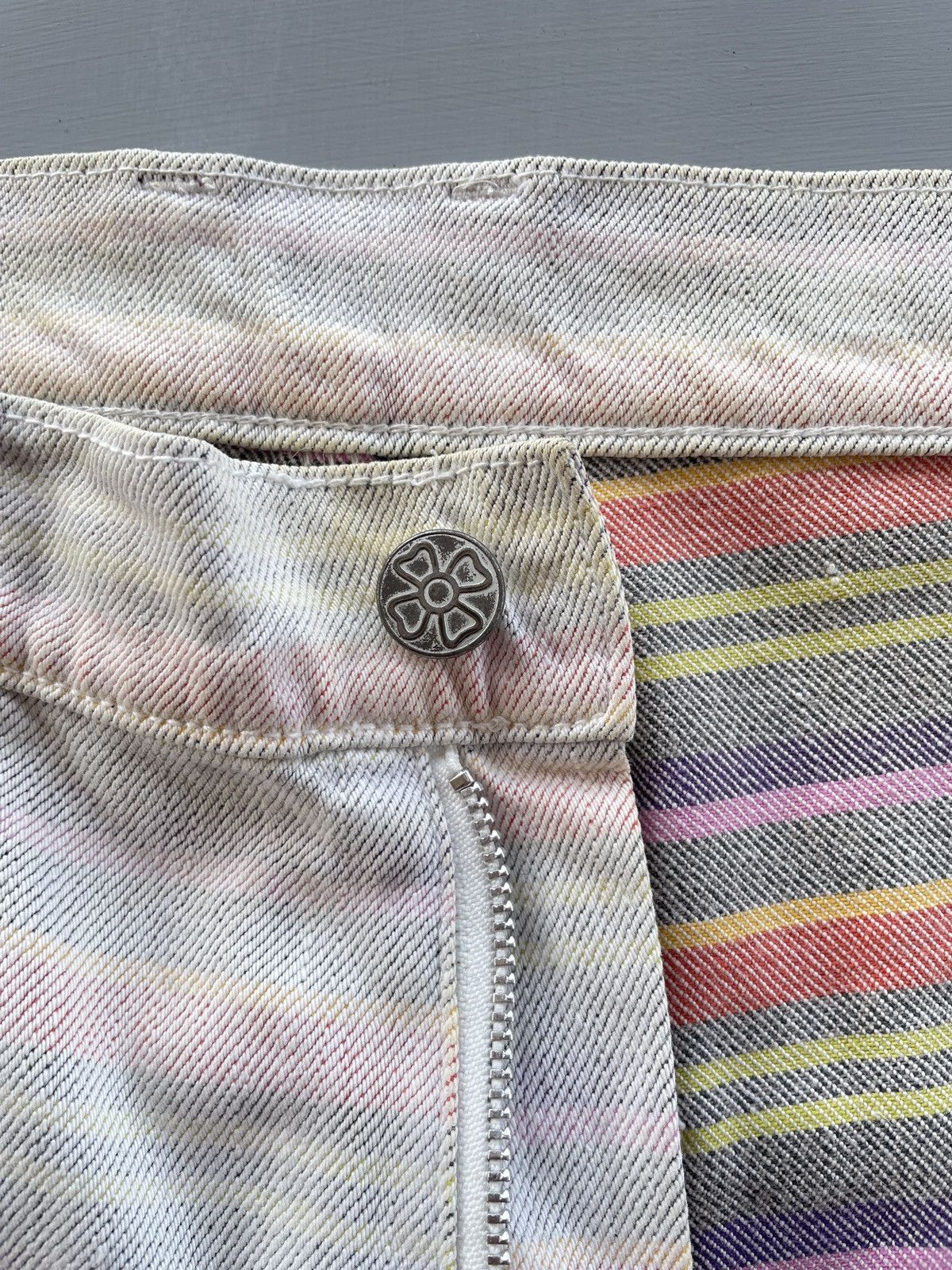 Rainbow OZONE ROCKS MULTICOLOR CARPENTER JEANS Size US 34 / EU 50 - 8 Thumbnail