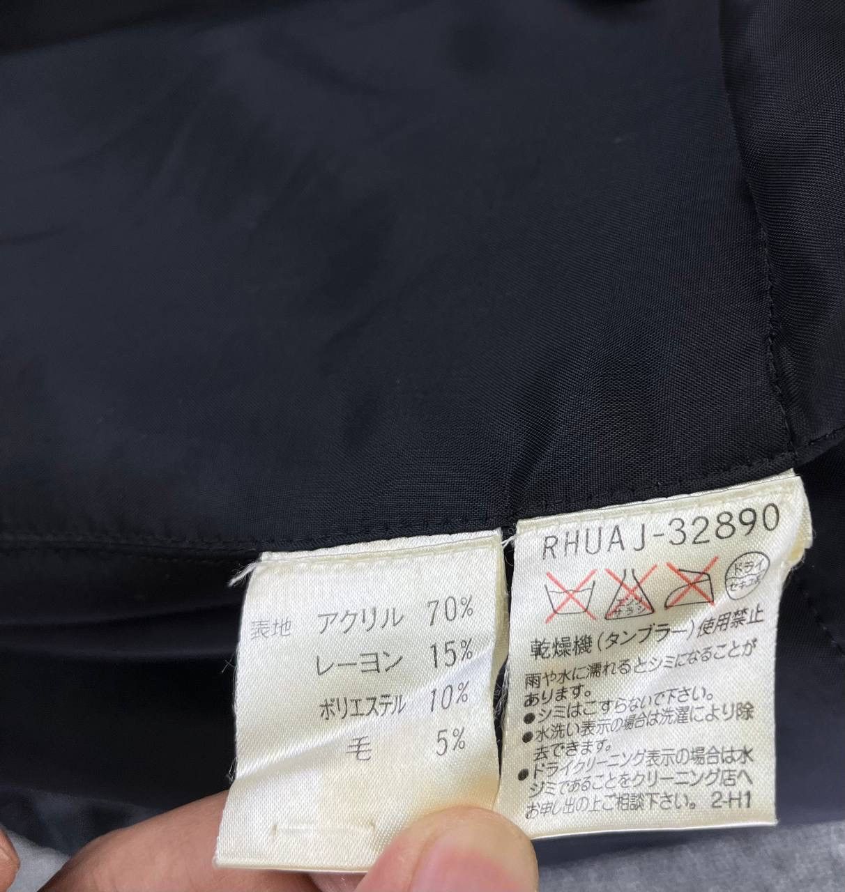 Hiroko Koshino Homme Vintage Hiroko Koshino Homme Rare Wool Long Jacket Size L / US 10 / IT 46 - 9 Thumbnail