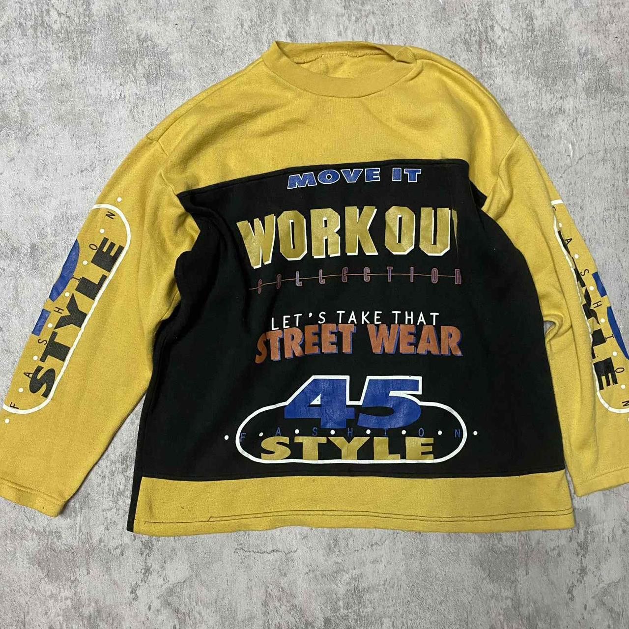Other Yellow and black streetwear long sleeve shirt #streetwear Size US S / EU 44-46 / 1 - 1 Thumbnail