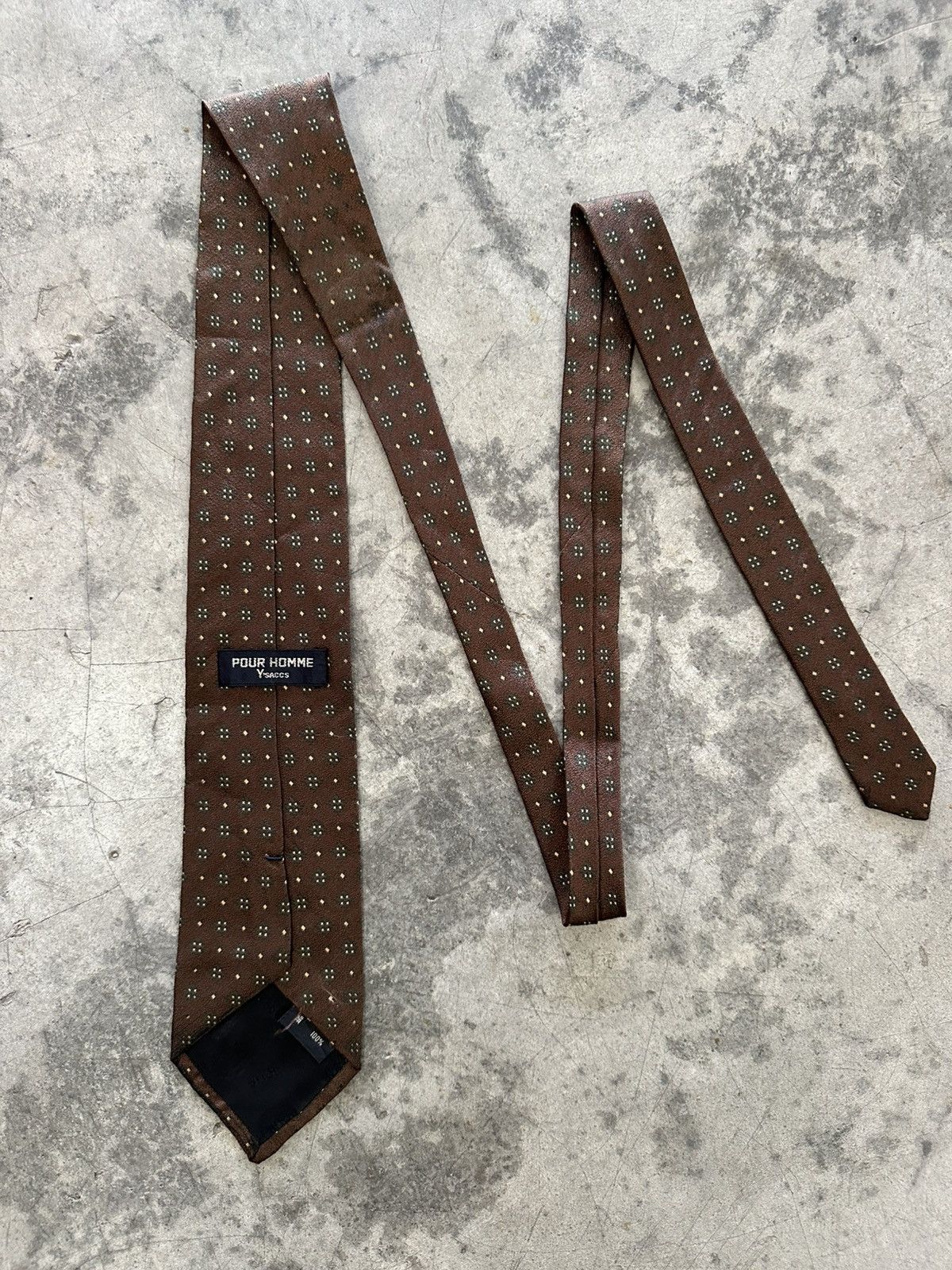 Yohji Yamamoto Yohji Yamamoto Ysaccs Pour Homme Tie Size ONE SIZE - 3 Thumbnail