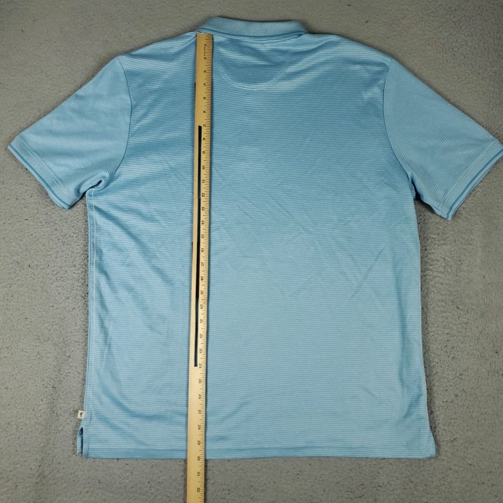 Tommy Bahama Tommy Bahama Polo Shirt Mens XL Blue Striped Golf Casual Short Sleeve Polo Shirt XL Blue Striped Mens Size US XL / EU 56 / 4 - 3 Thumbnail
