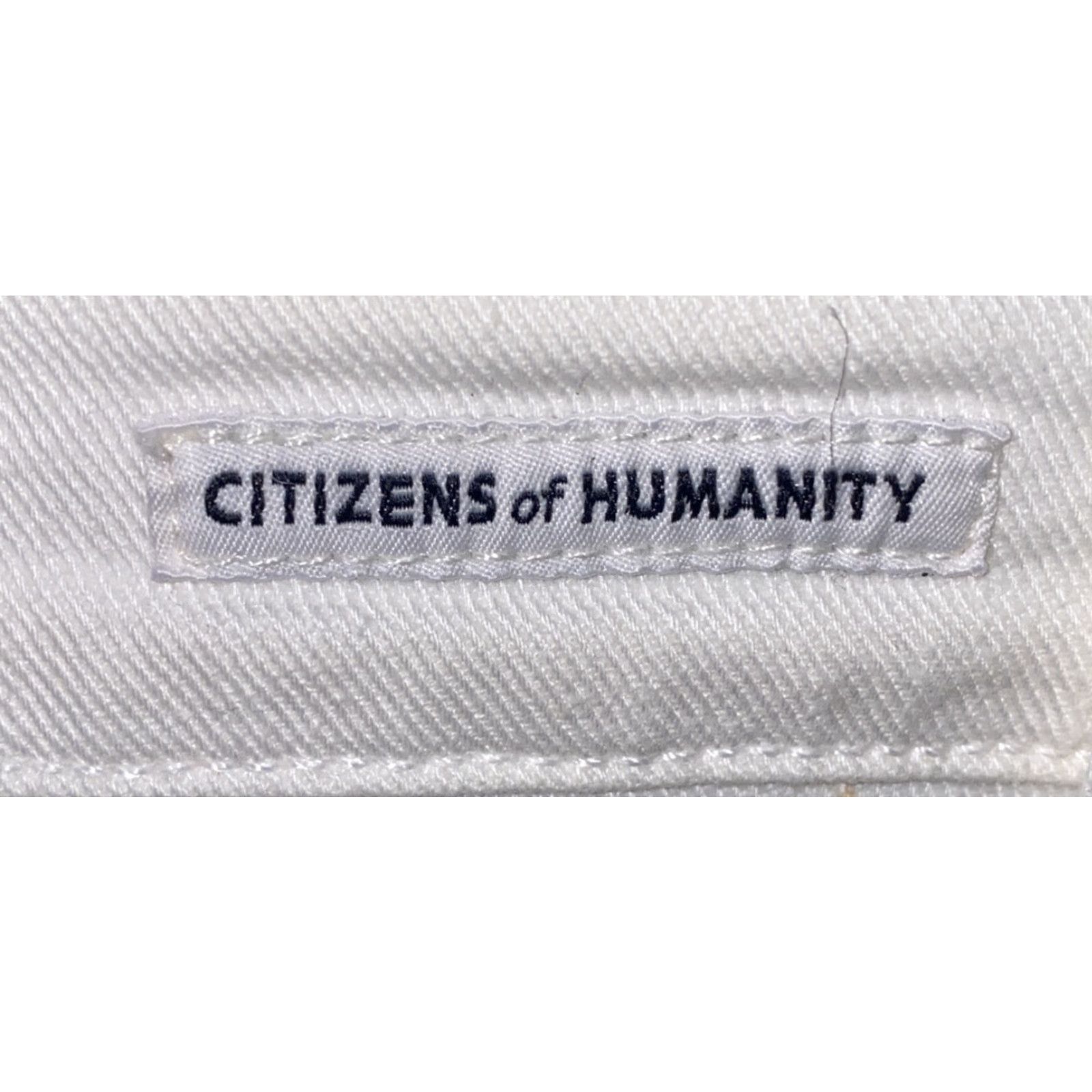 Citizens Of Humanity Citizens of Humanity Jeans Womens White Cotton Zip Fly Pants 27 (Actual 29 x 28) - Casual, Regular Size, Inseam 28, 2010s Era Size 27" / US 4 / IT 40 - 5 Thumbnail