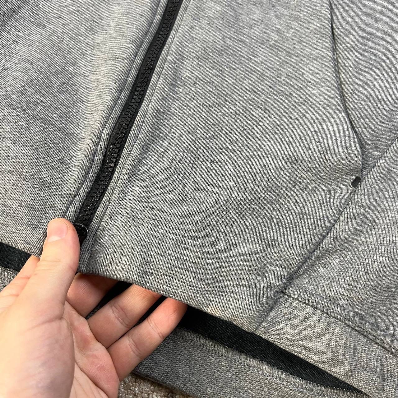 Nike Nike Tech Fleece Zip Up Distressed Style Hoodie Size S / US 4 / IT 40 - 13 Thumbnail